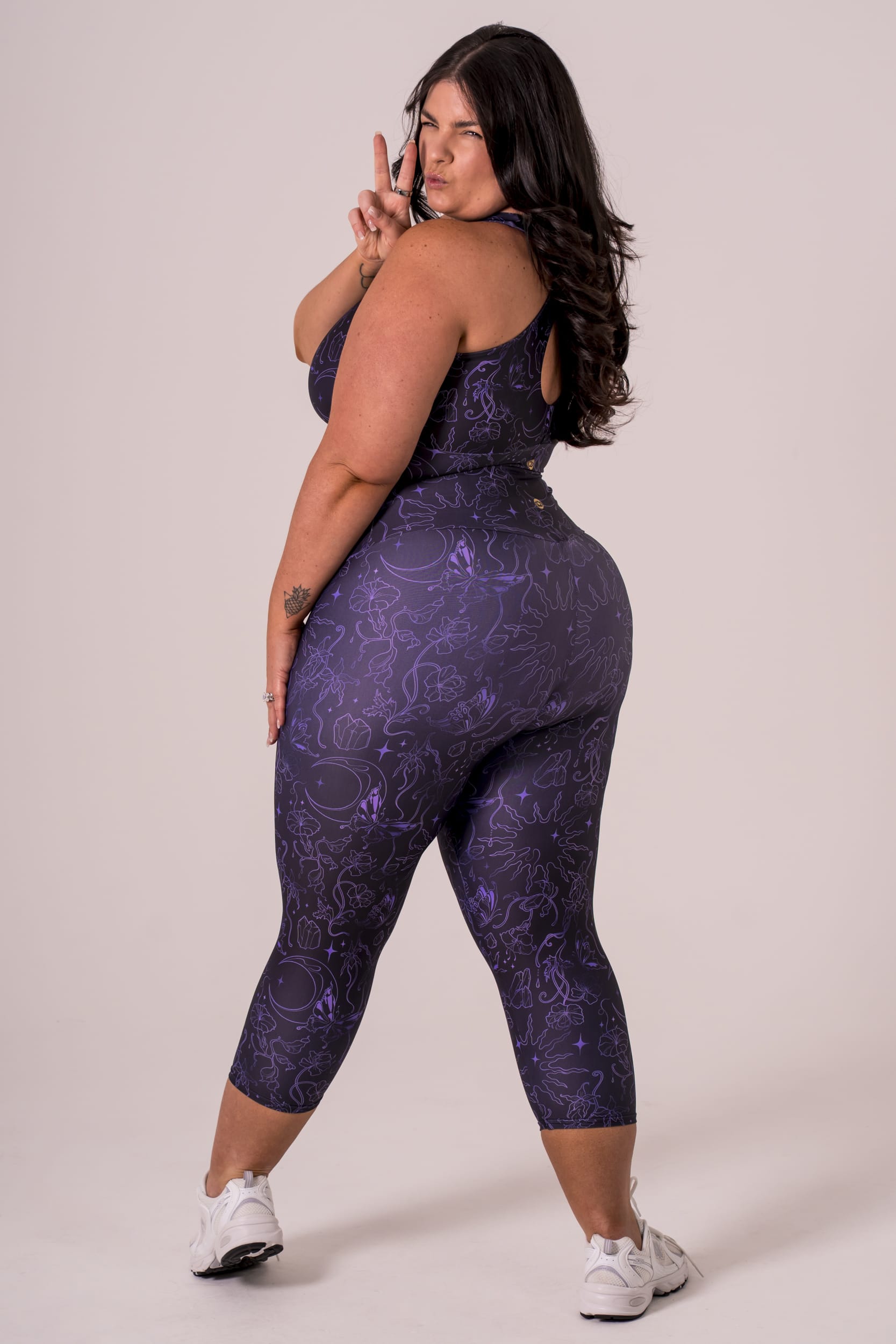 Afterglow Dynamic High Waisted Capri Leggings