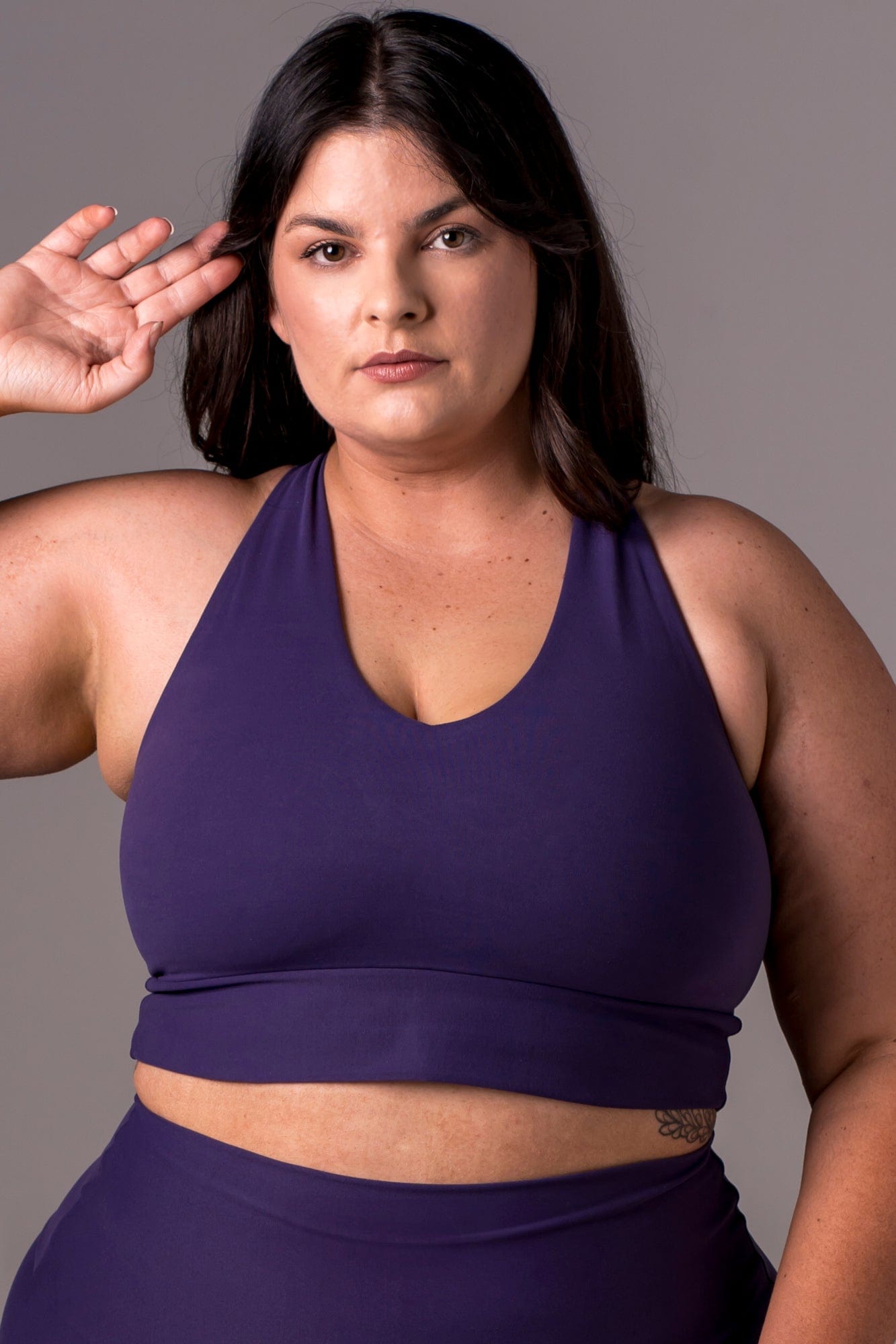 Amethyst Dynamic Sports Crop