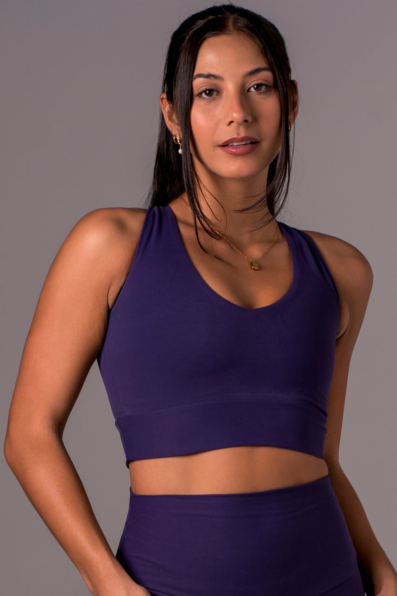Amethyst Dynamic Sports Crop