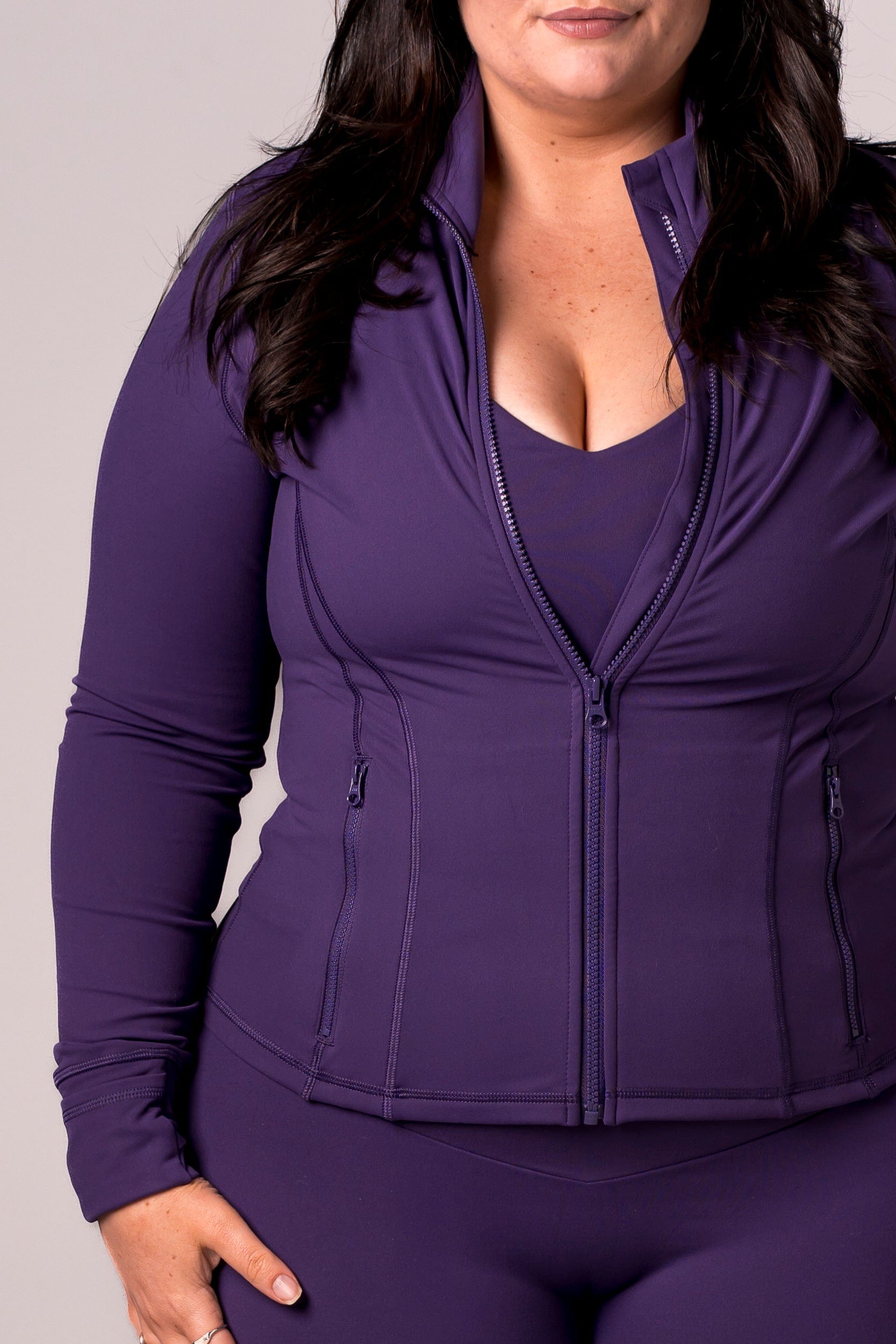 Amethyst Luxe Active Jacket