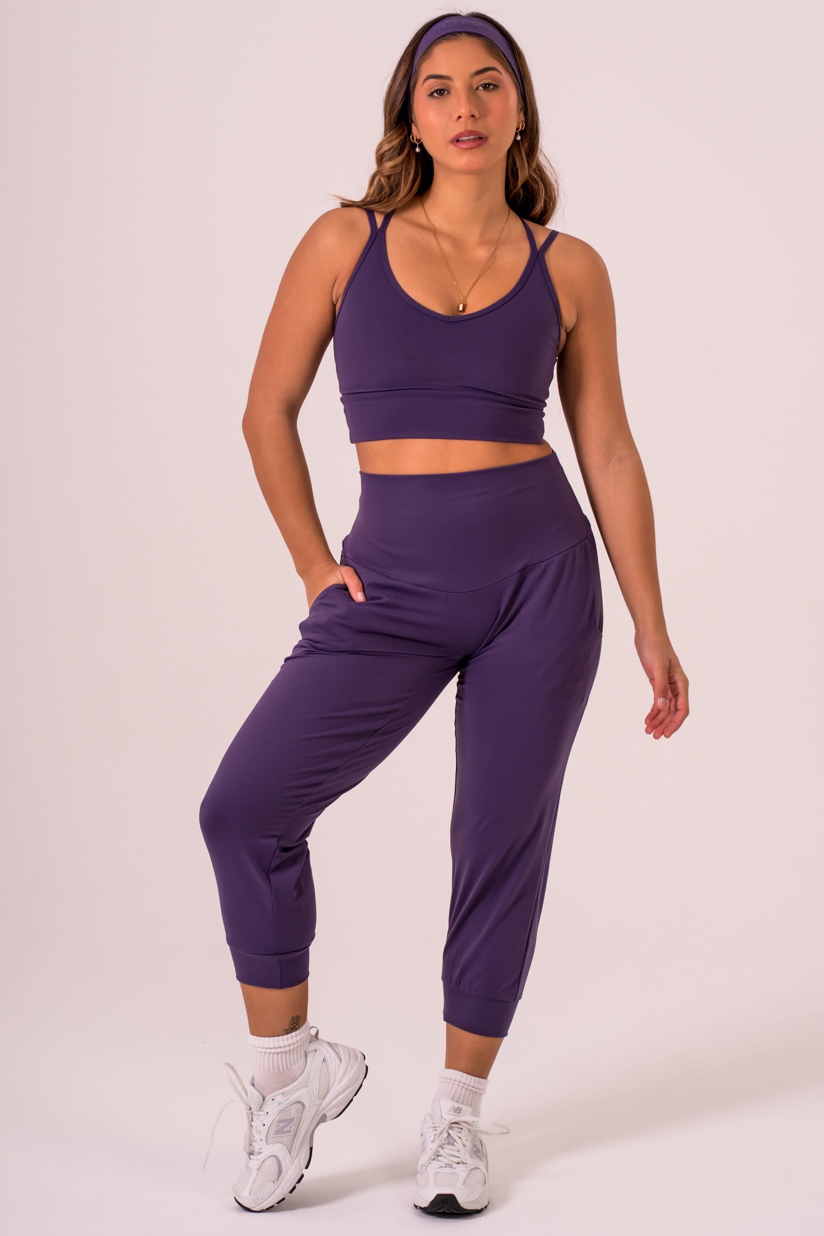 Amethyst Luxe Capri Jogger