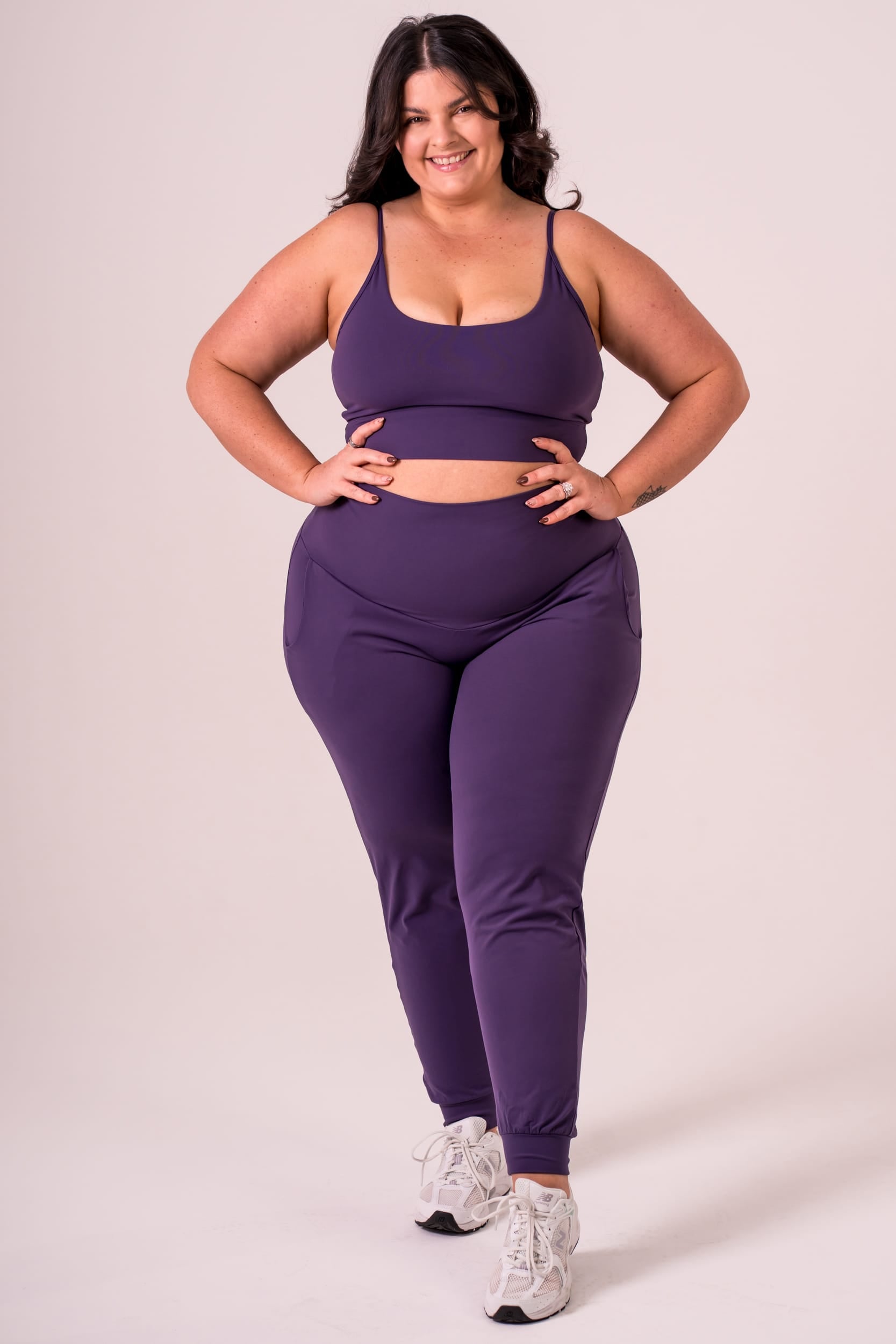 Amethyst Luxe Long Jogger
