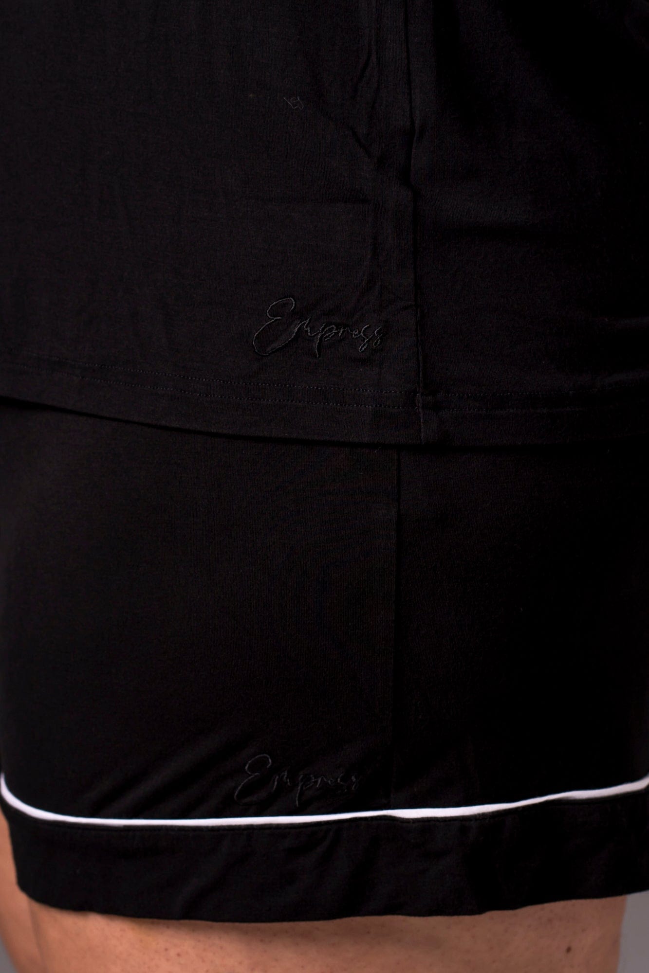 Black Bamboo Pyjama Set