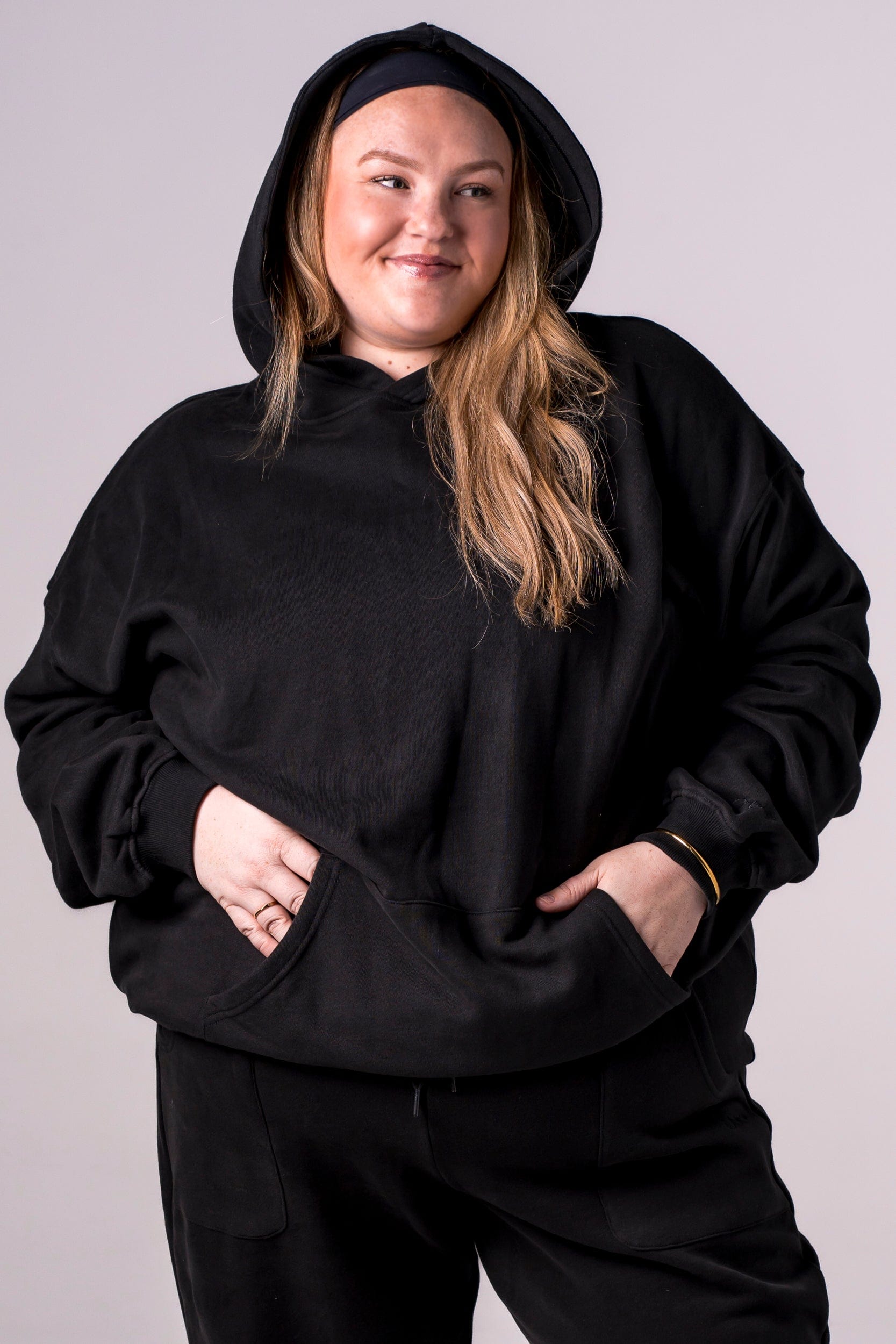 Black Basic Hoodie