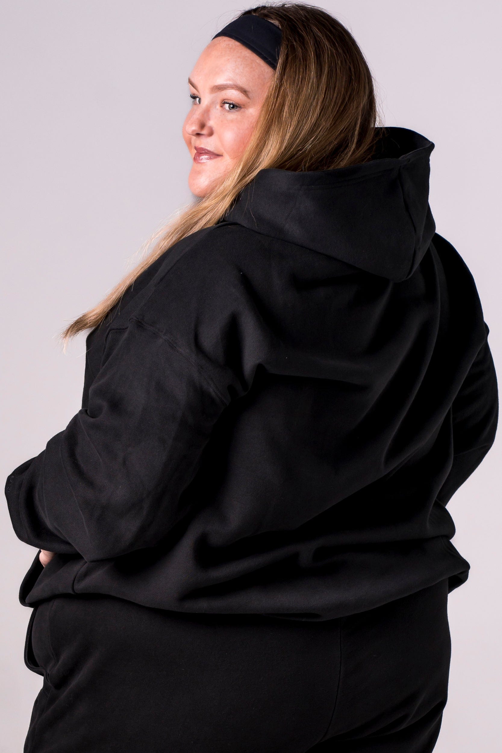 Black Basic Hoodie