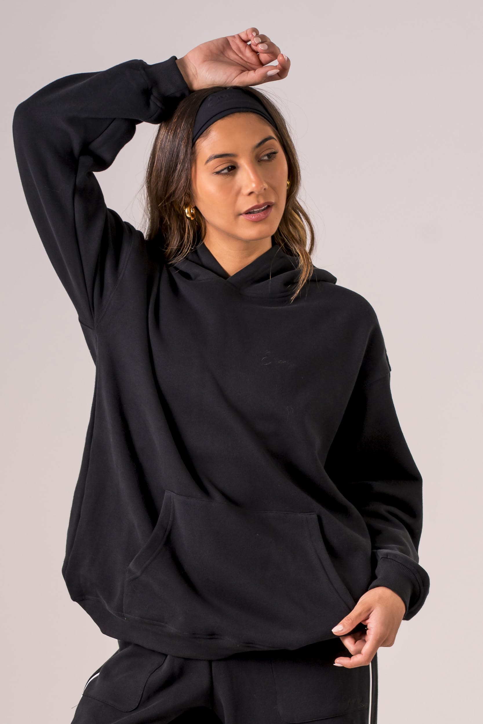 Black Basic Hoodie | Oversized Comfort | Empress