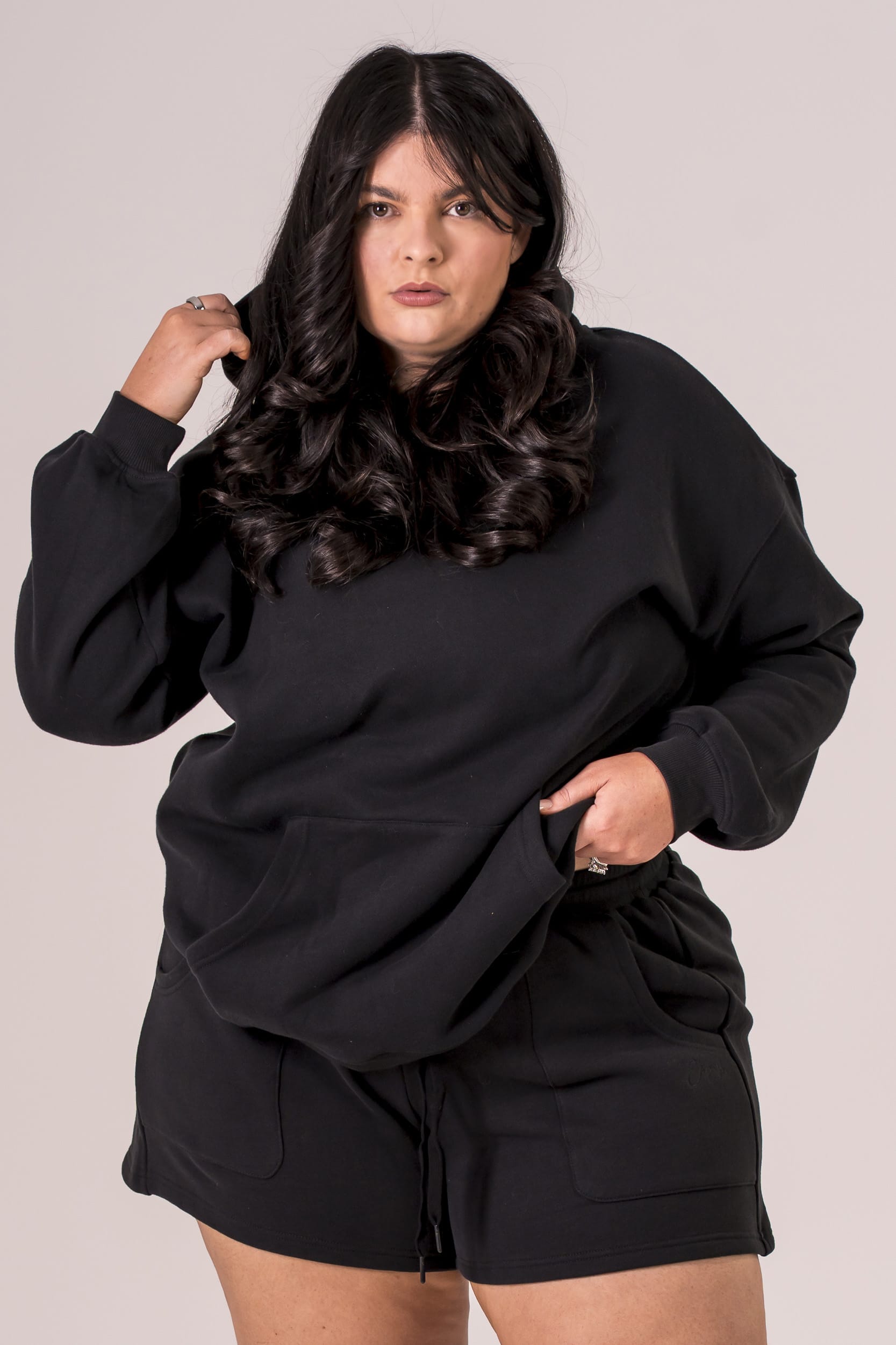 Black Basic Hoodie
