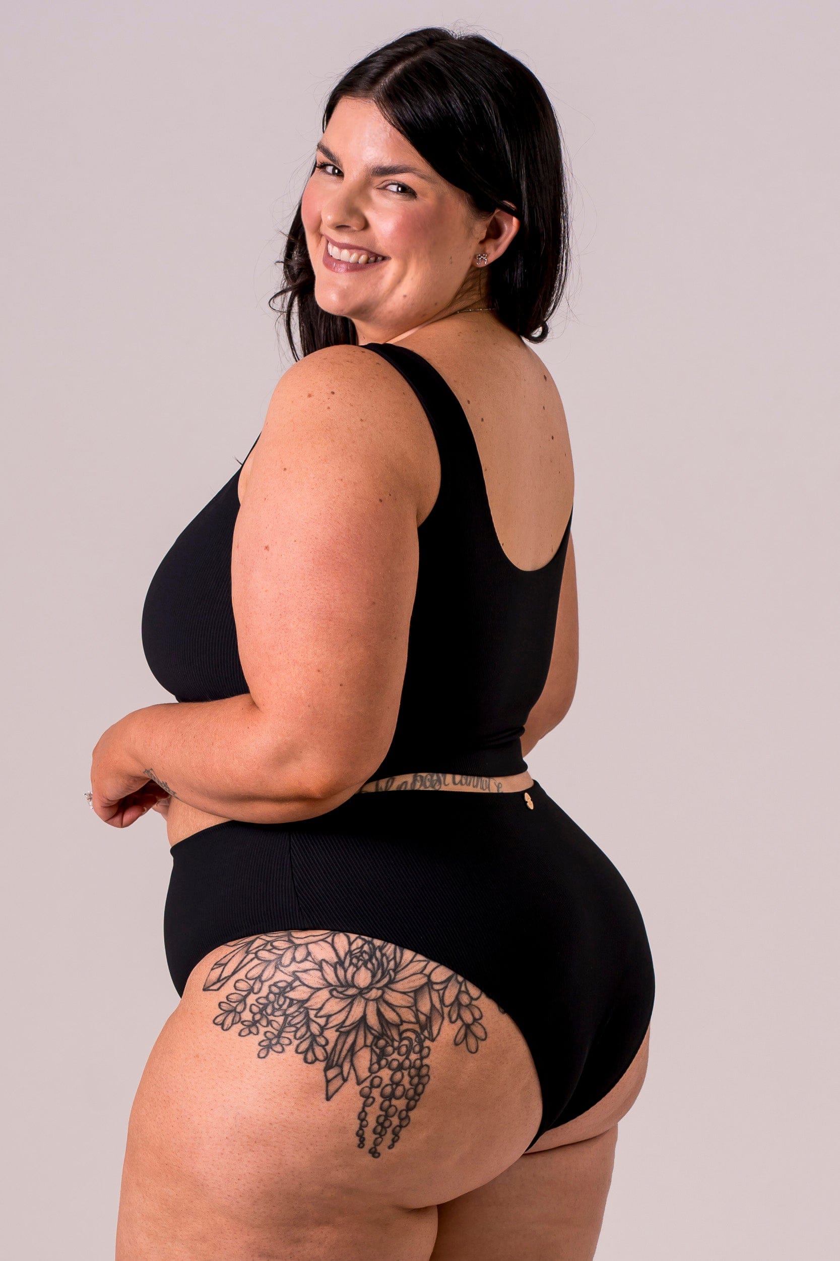 Black Brief Bikini Bottoms