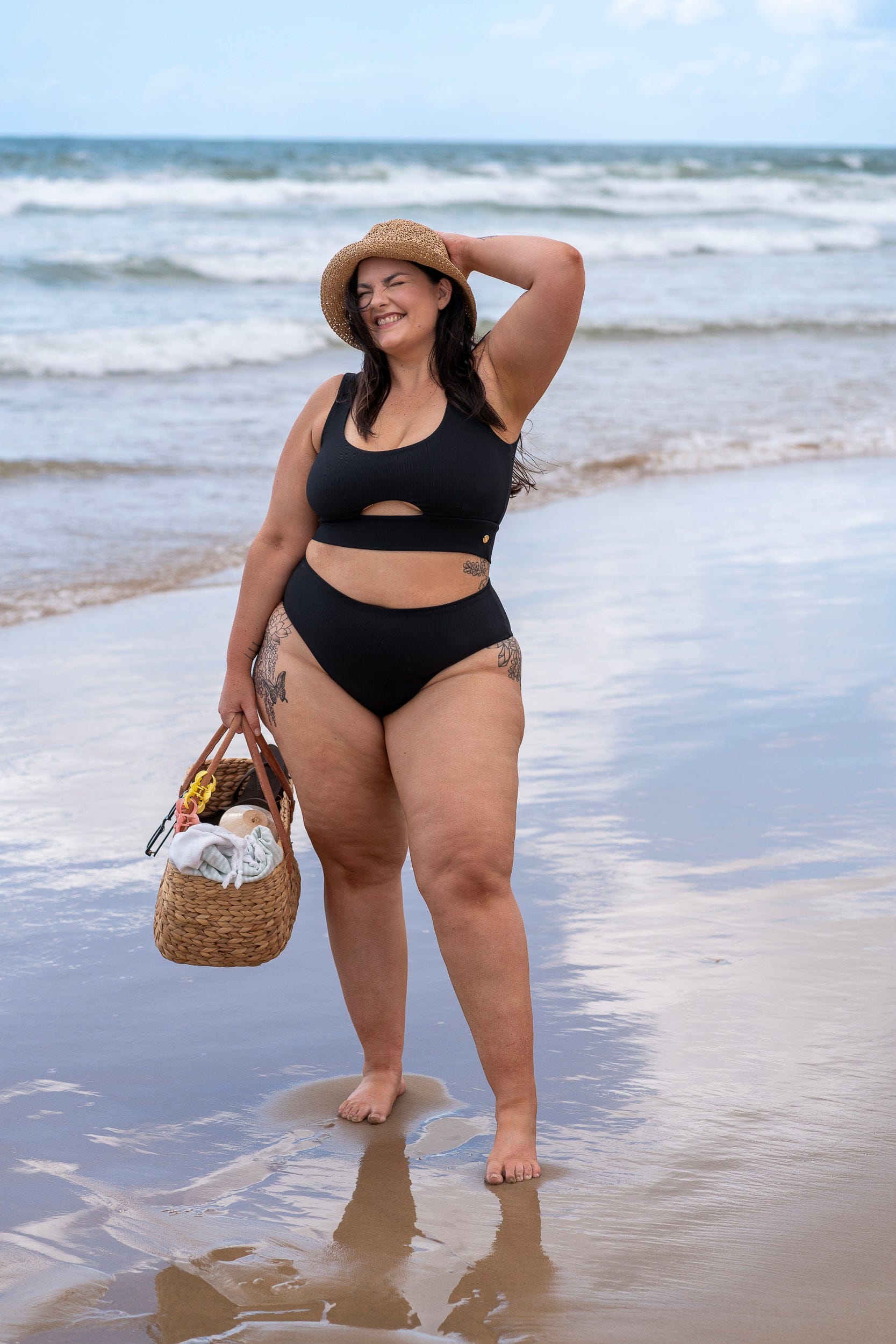 Black Brief Bikini Bottoms