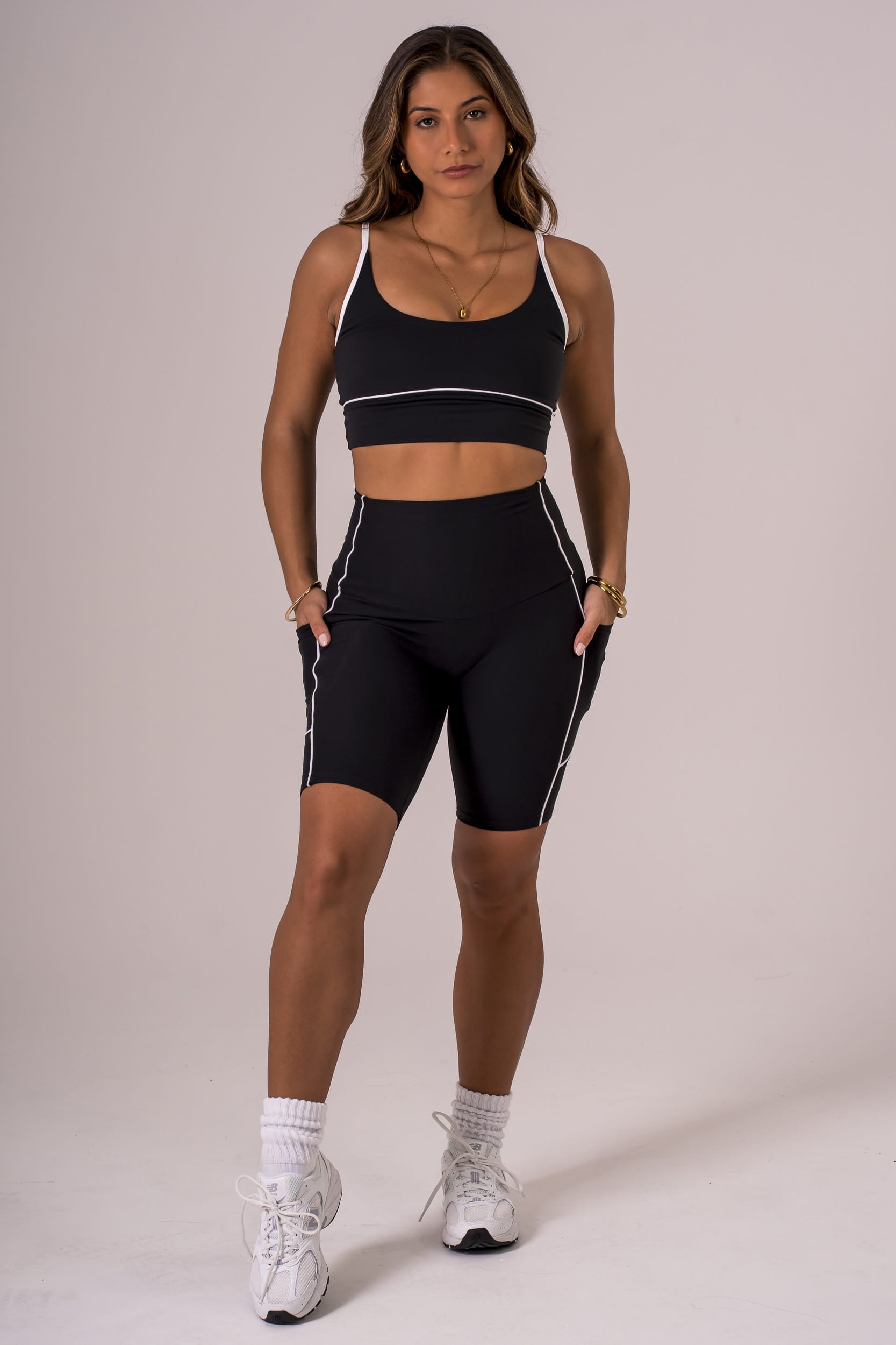 Black Duo Dynamic Pocket Curve 9" Shorts