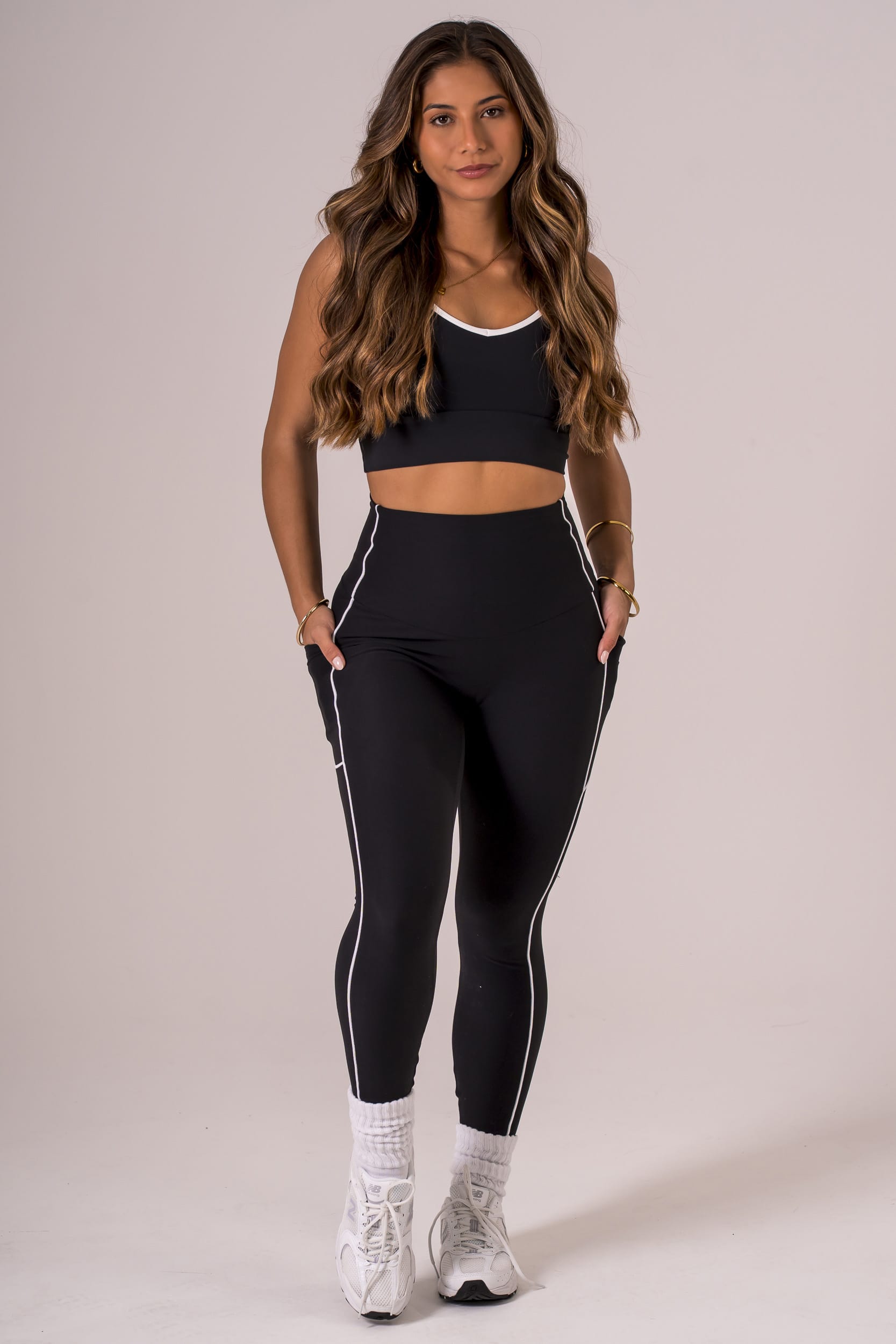 Black Duo Dynamic Pocket Curve Leggings