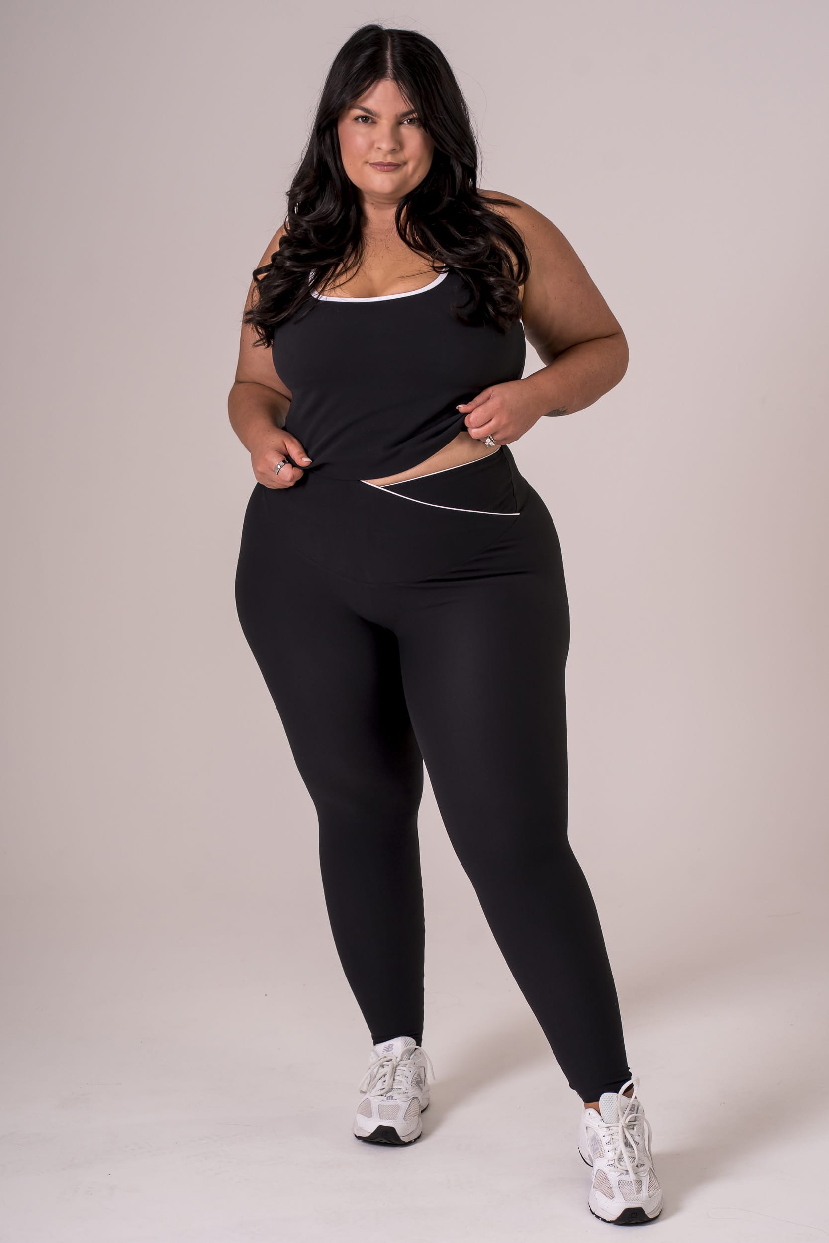 Black Duo Dynamic V Band Leggings