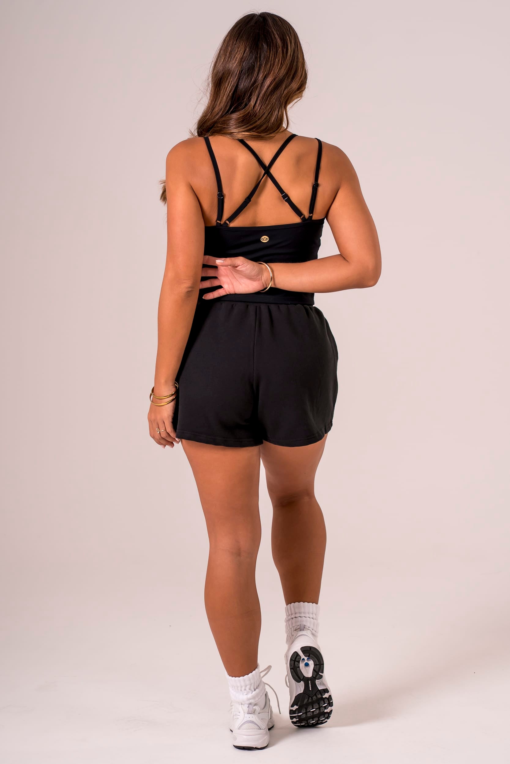 Black Duo Lounge Shorts