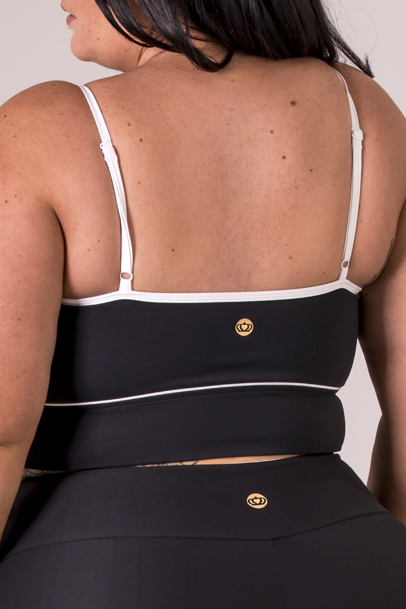 Black Duo Luxe Cleo Crop