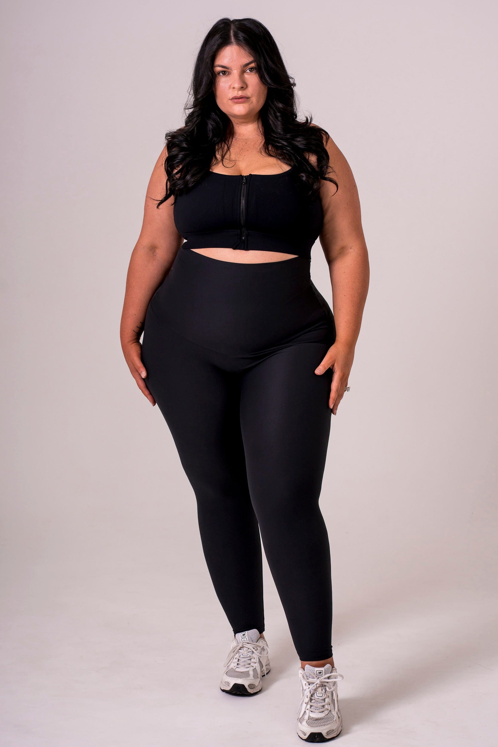 Black Dynamic Extra High Waisted Ankle Biter Leggings