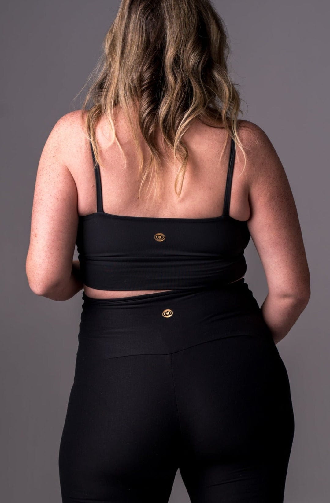 Black Dynamic Maternity Capri Leggings