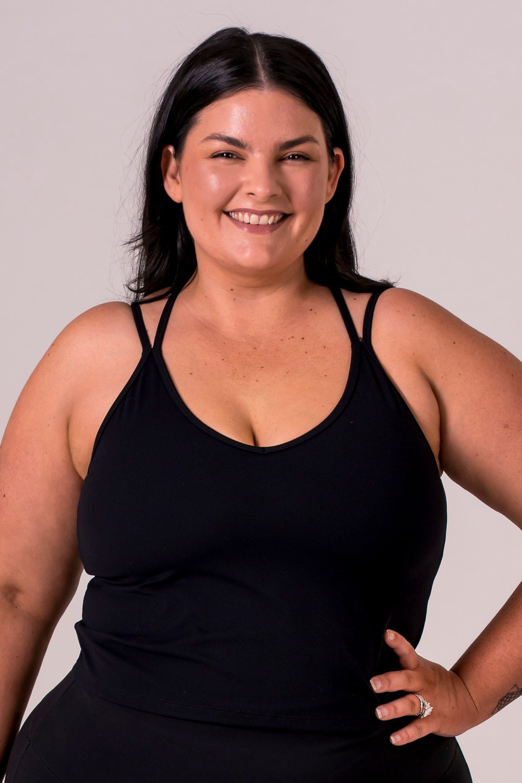 Black Evolve Sienna Tank