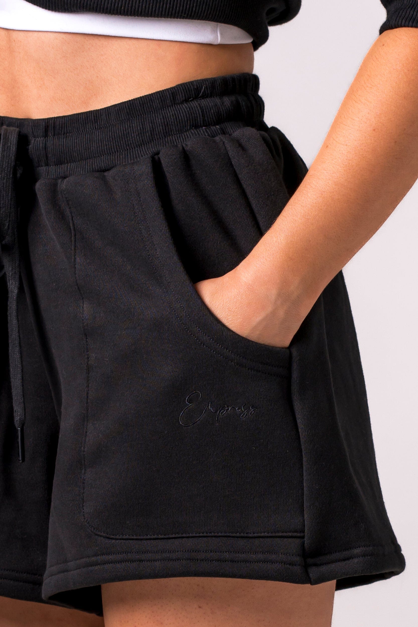 Black Lounge Shorts