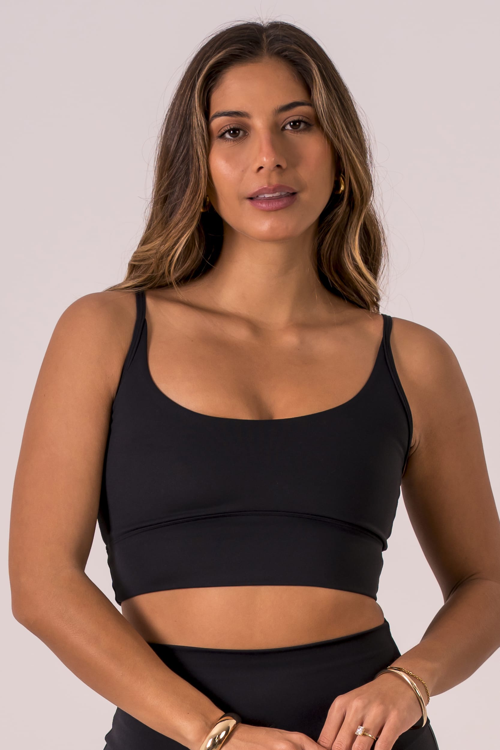 Black Luxe Cleo Crop
