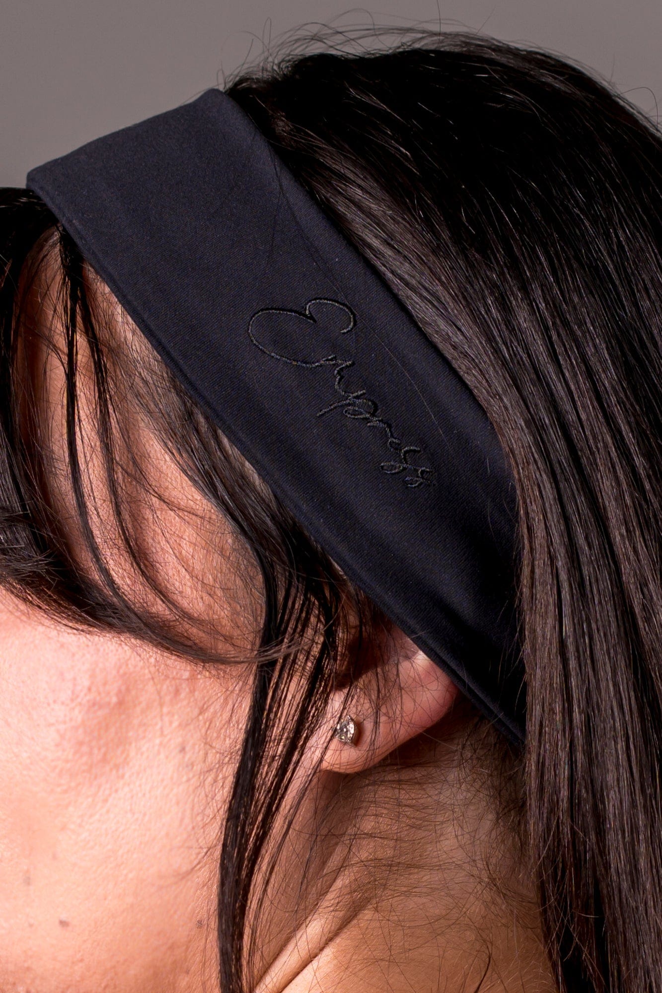 Black Luxe Headband OS