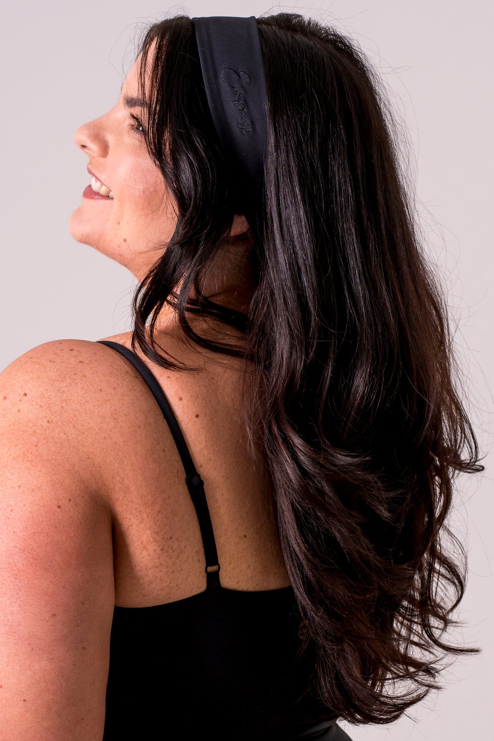 Black Luxe Headband OS