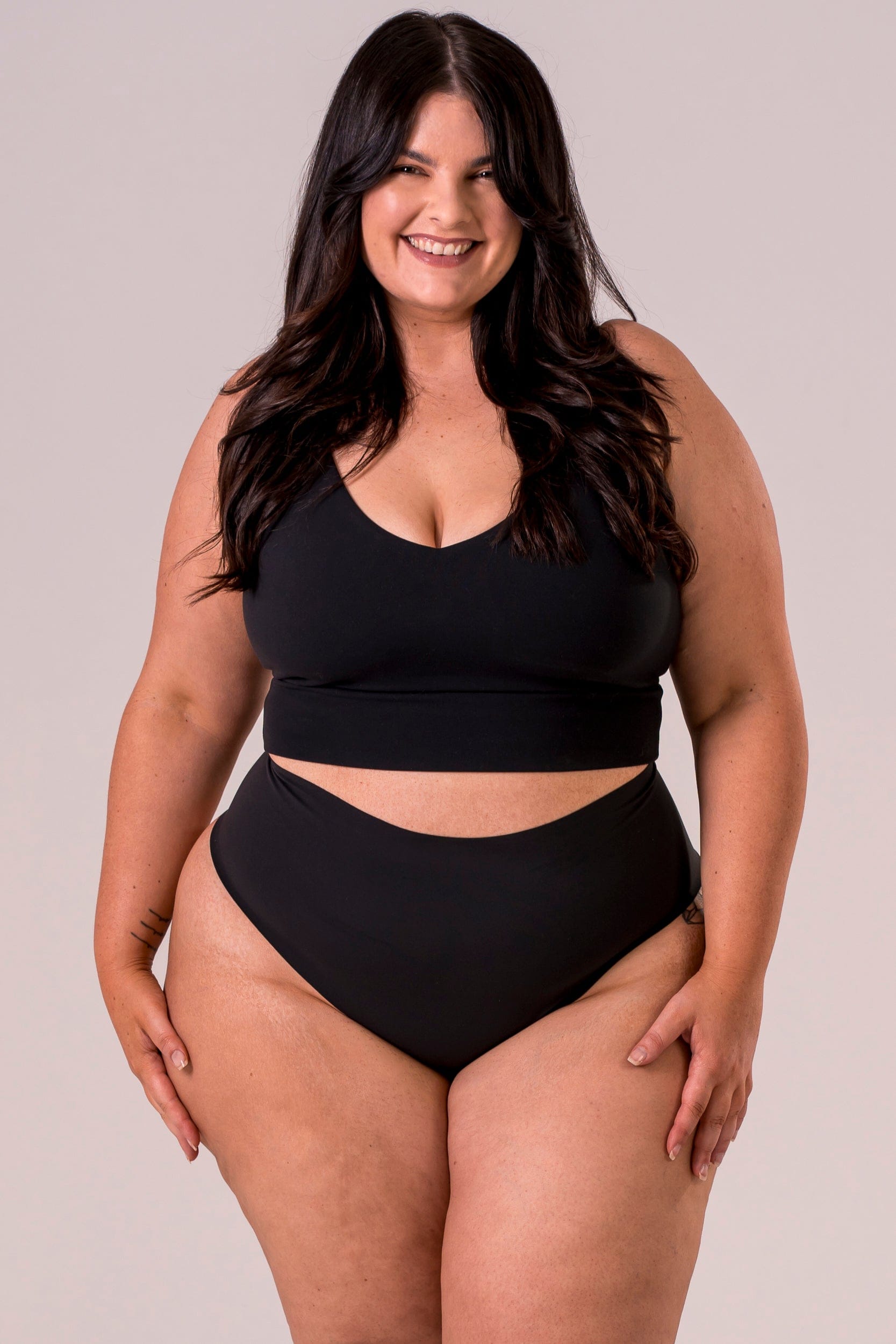 Black Luxe High Waisted Underwear 3 Pack