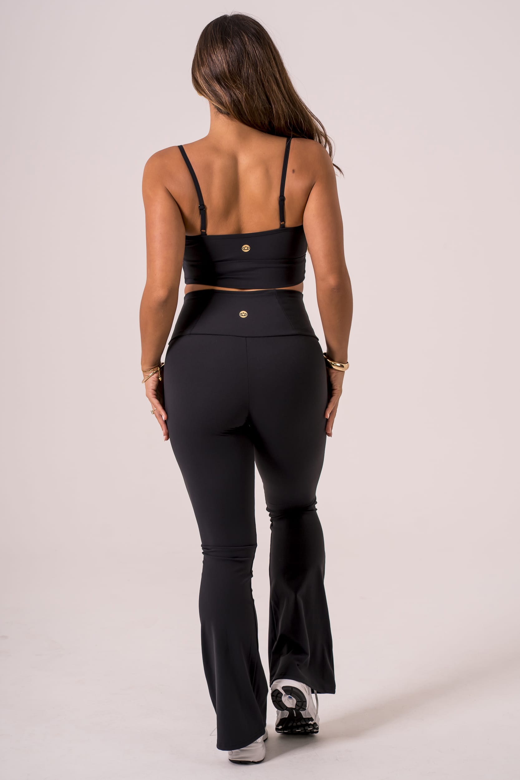 Black Luxe Pocket Bootleg Pants