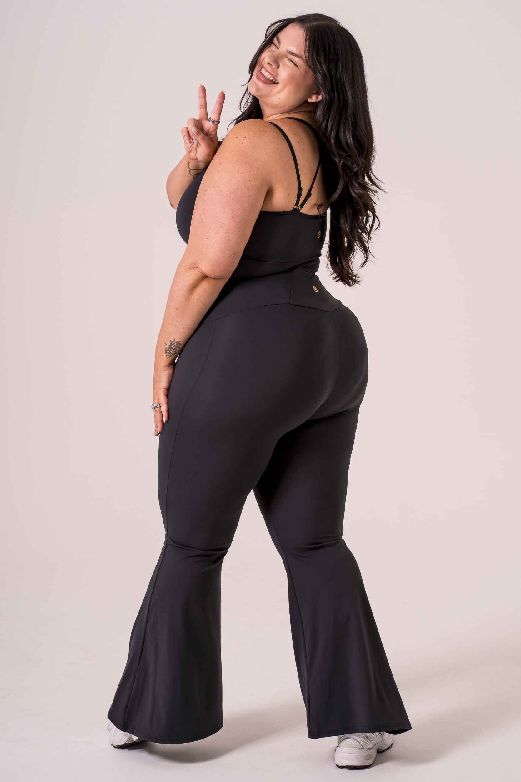 Black Luxe Pocket Yoga Pants