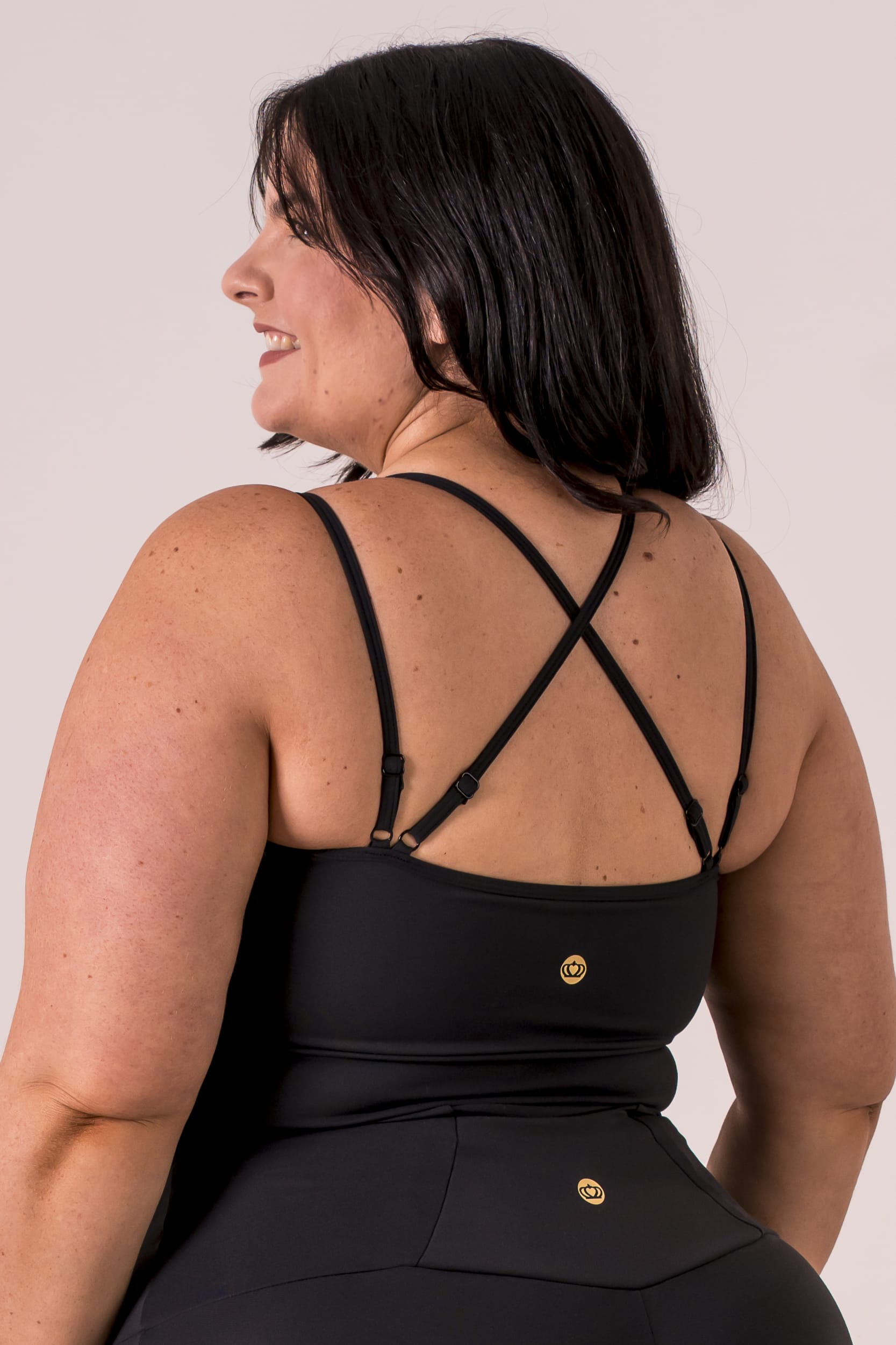 Black Luxe Sienna Crop