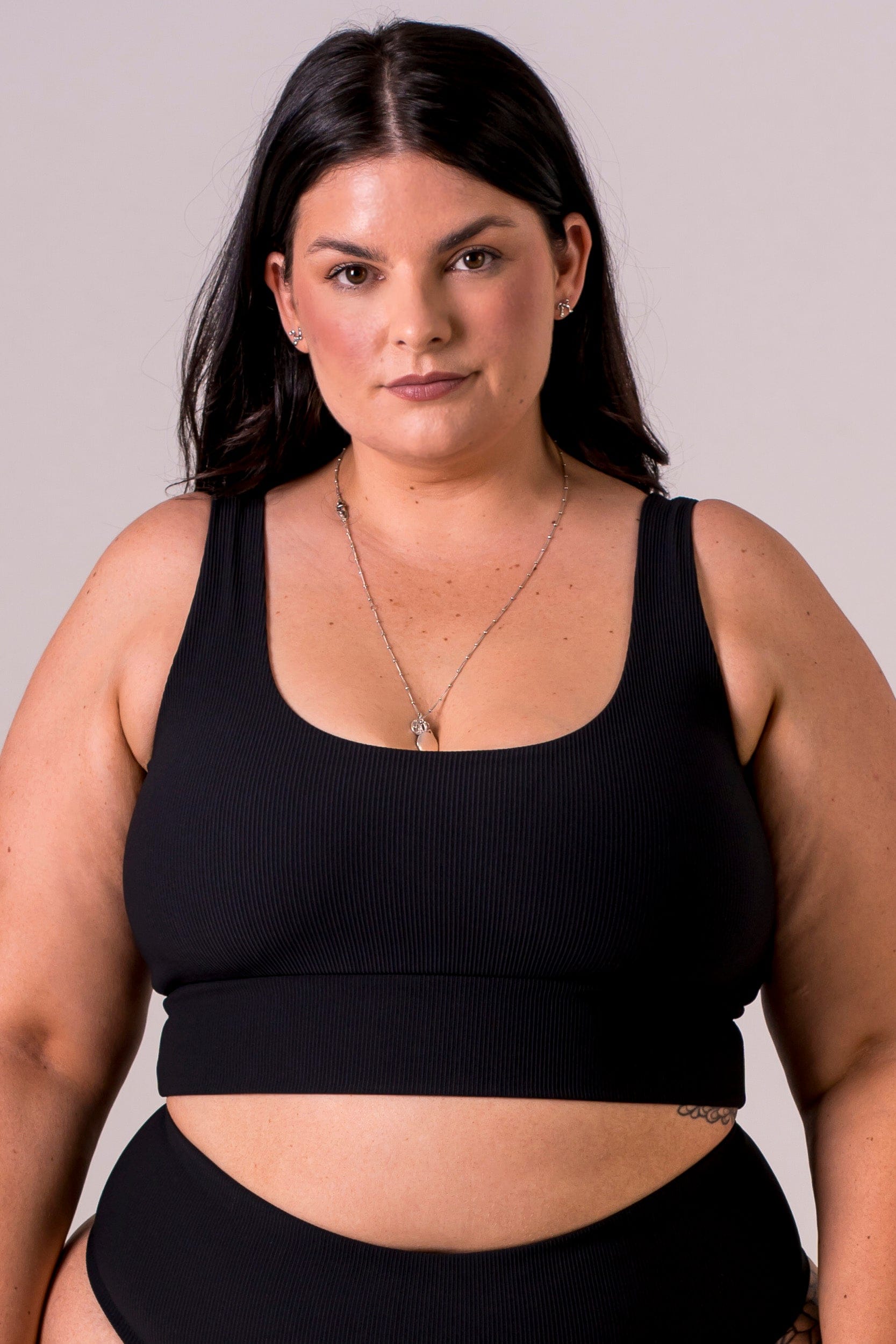 Black Reversible Bikini Top