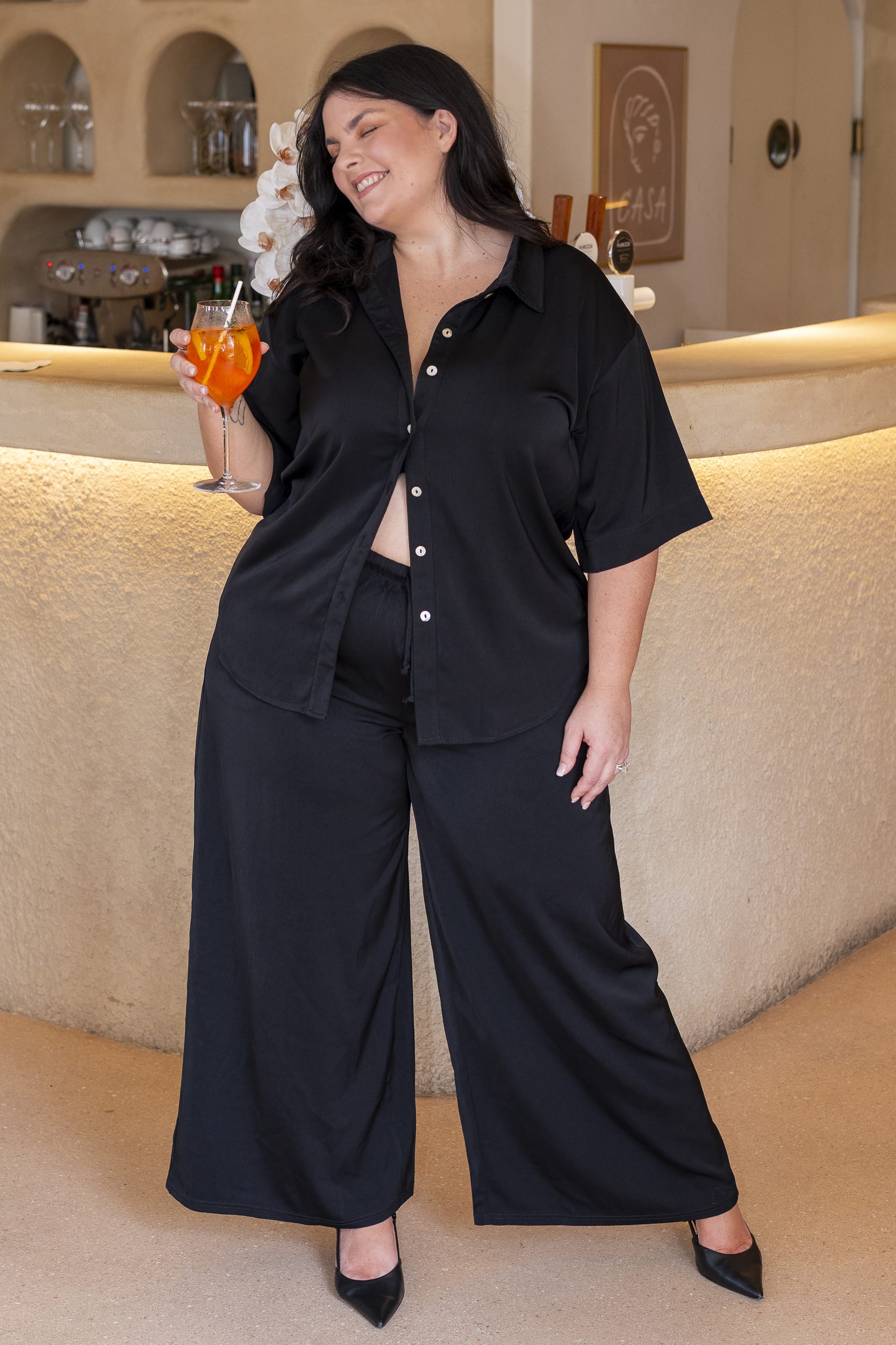 Black Wide Leg Pants