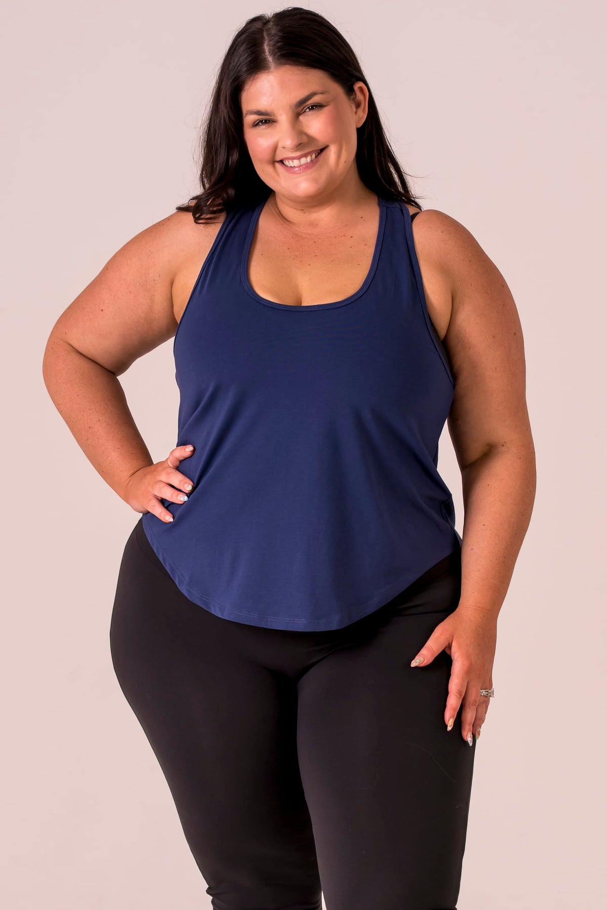 Blueberry Racer Tank