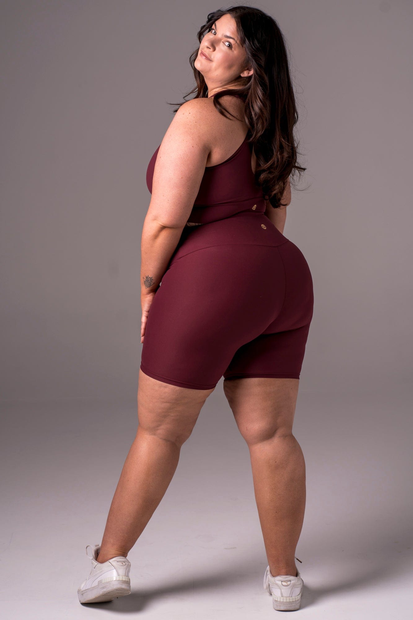 Cherry Cola Dynamic High Waisted Booty Shorts