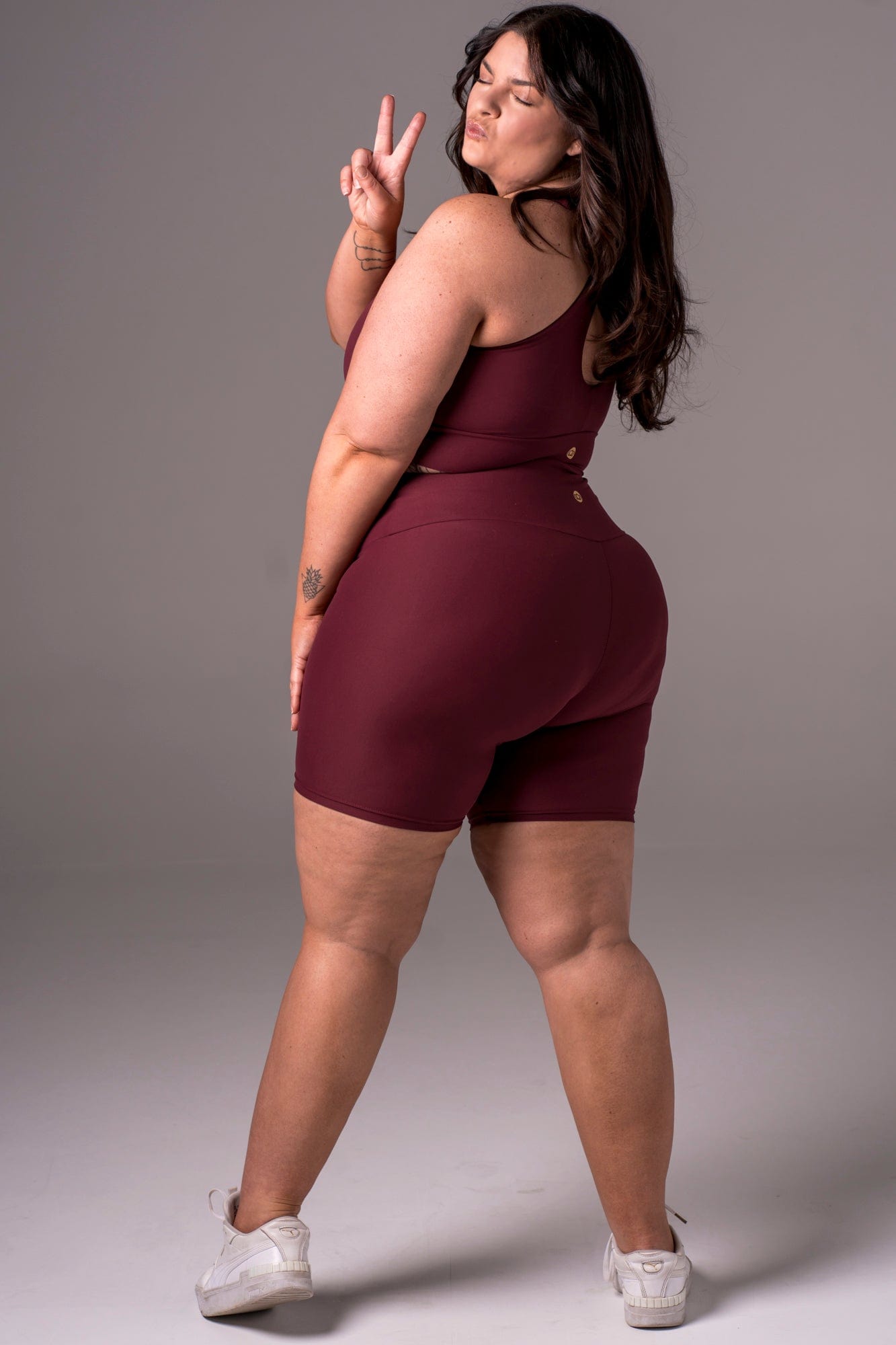 Cherry Cola Dynamic High Waisted Booty Shorts