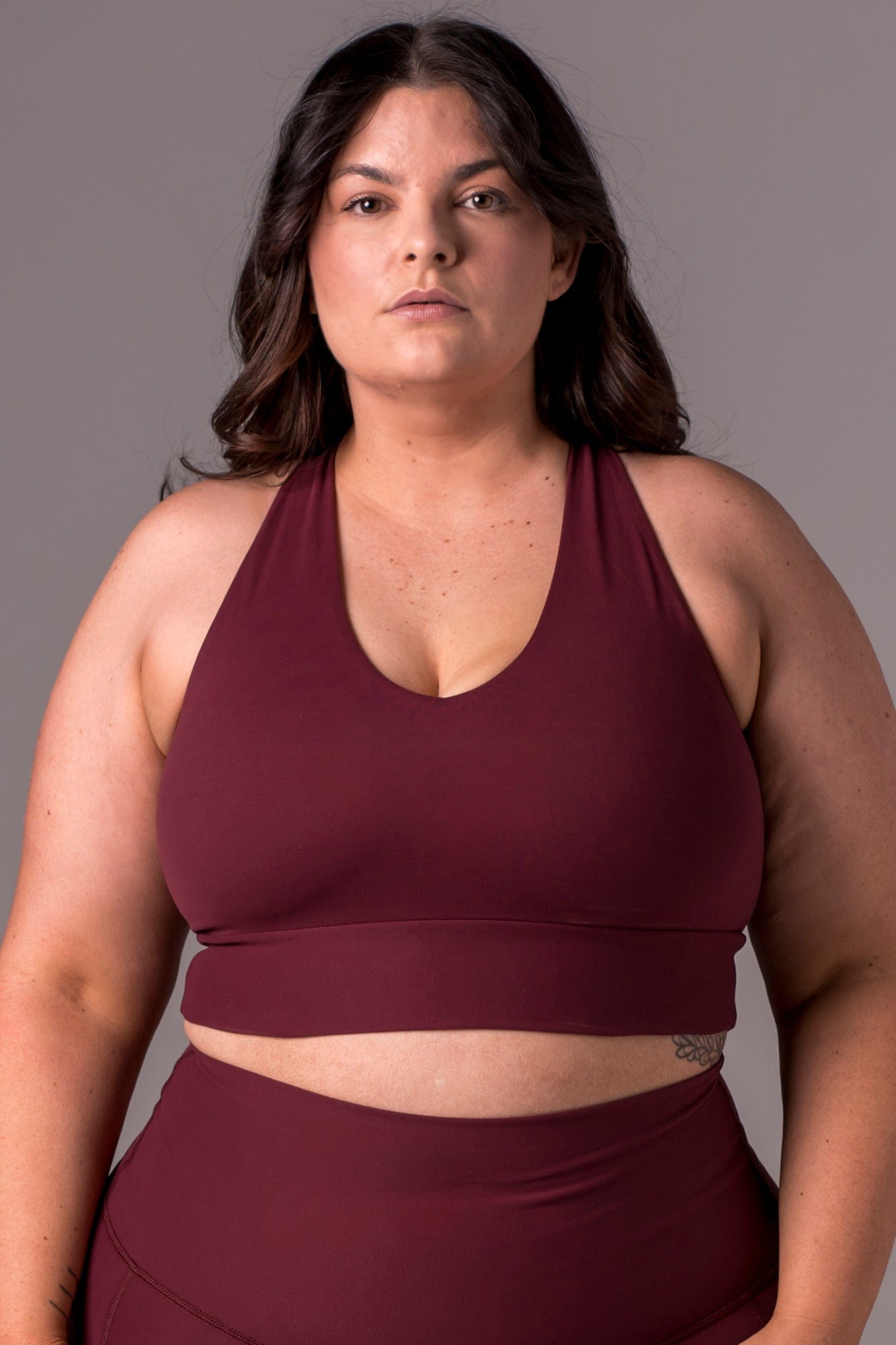 Cherry Cola Dynamic Sports Crop