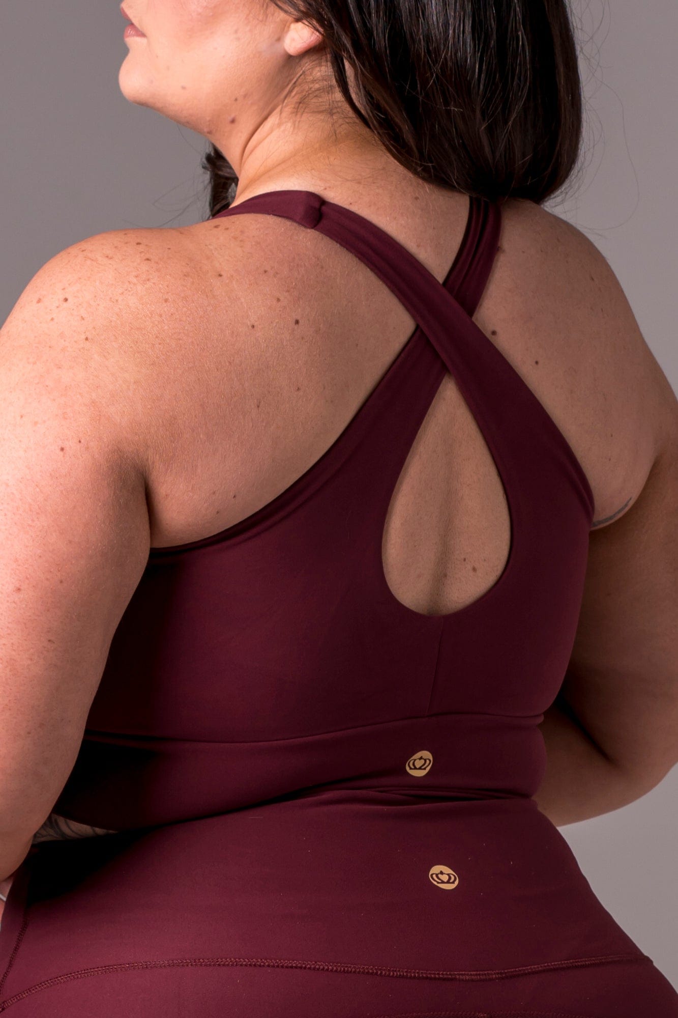 Cherry Cola Dynamic Sports Crop