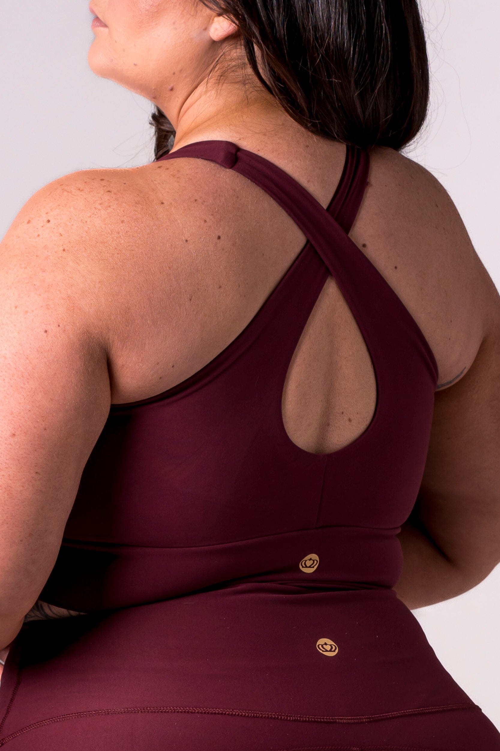 Cherry Cola Dynamic Sports Crop