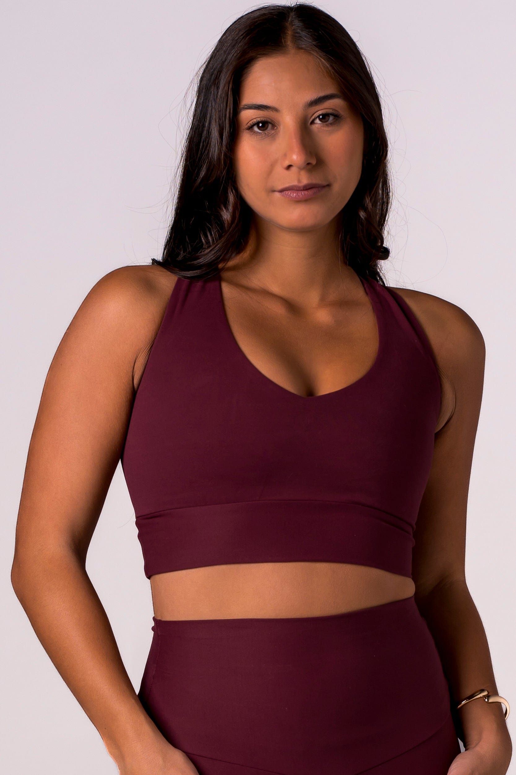 Cherry Cola Dynamic Sports Crop
