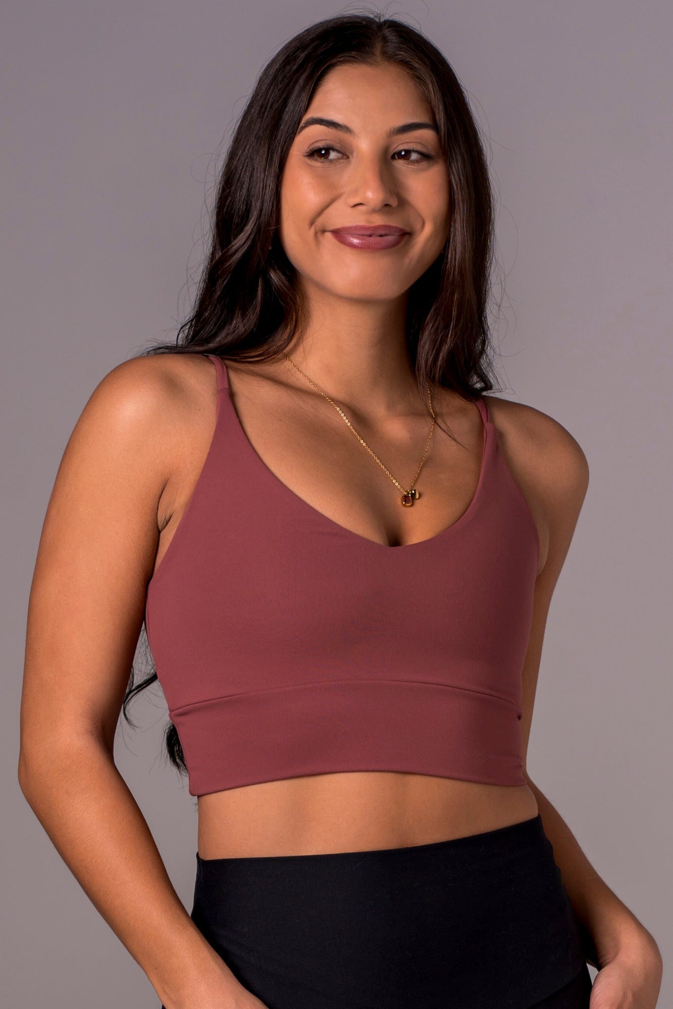 Dark Blush Luxe Bralette