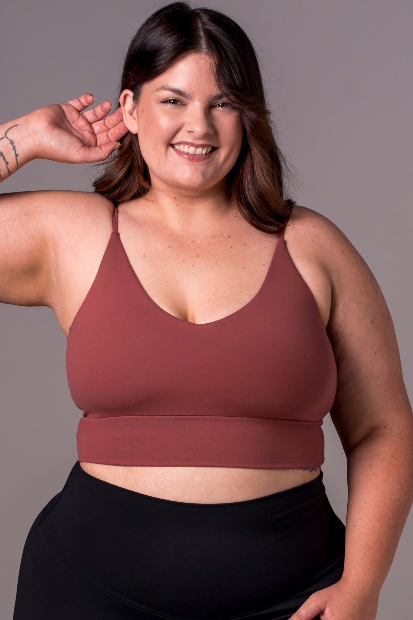 Dark Blush Luxe Bralette