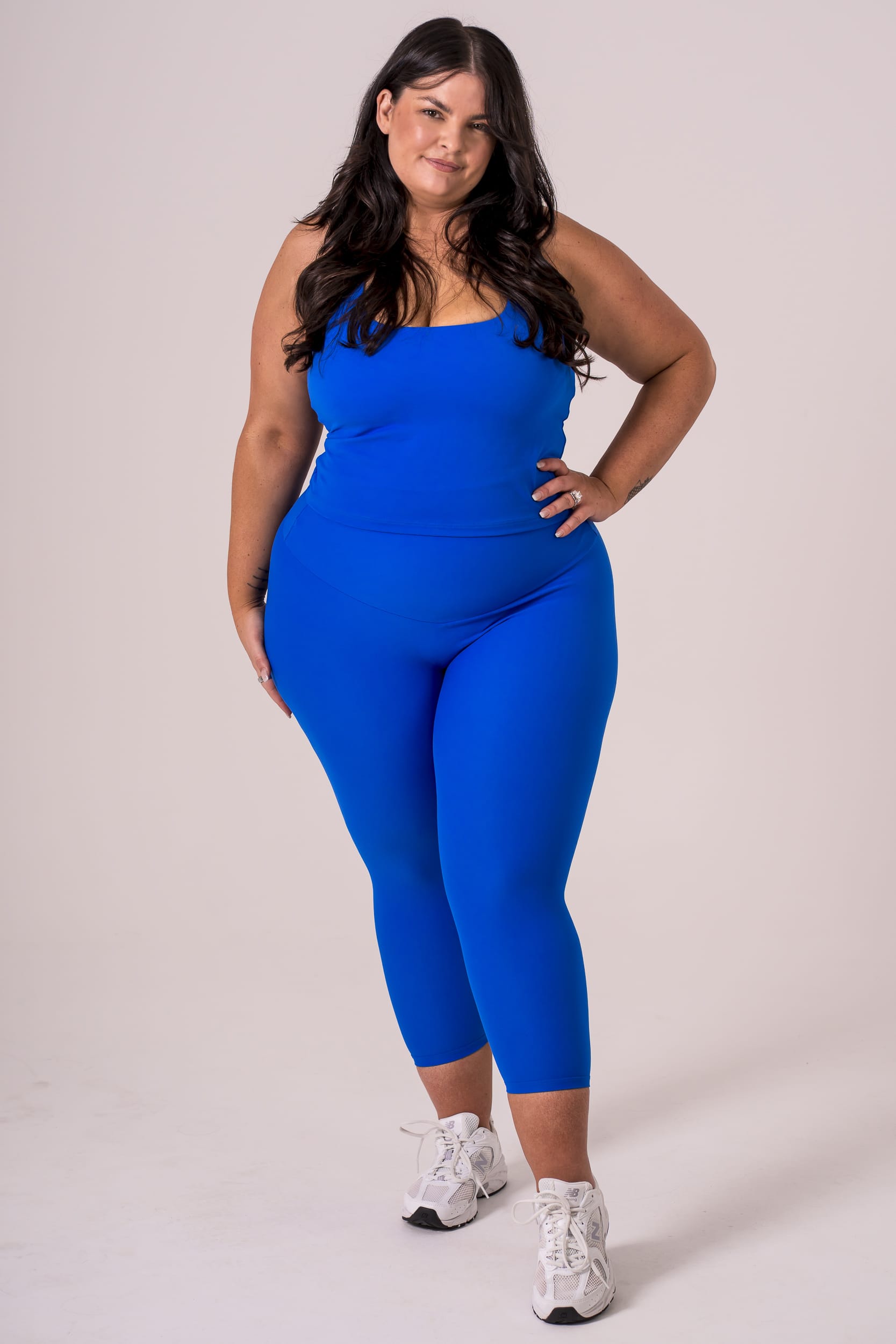 Electric Dynamic High Waisted Capri Leggings