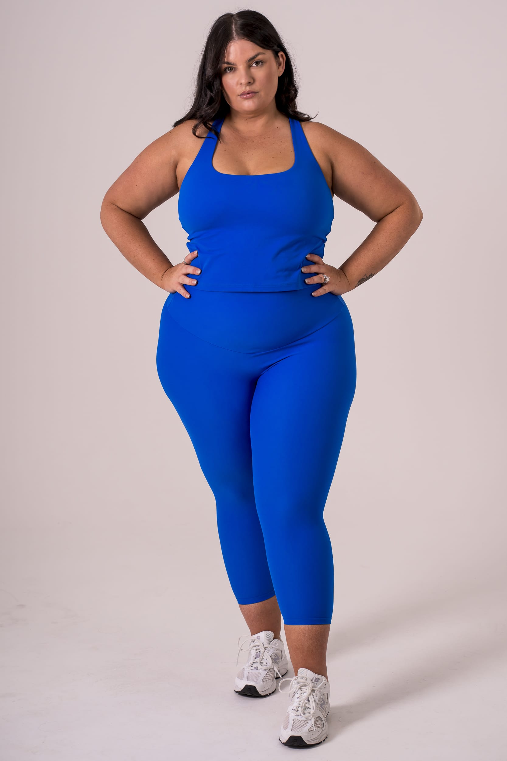 Electric Dynamic High Waisted Capri Leggings