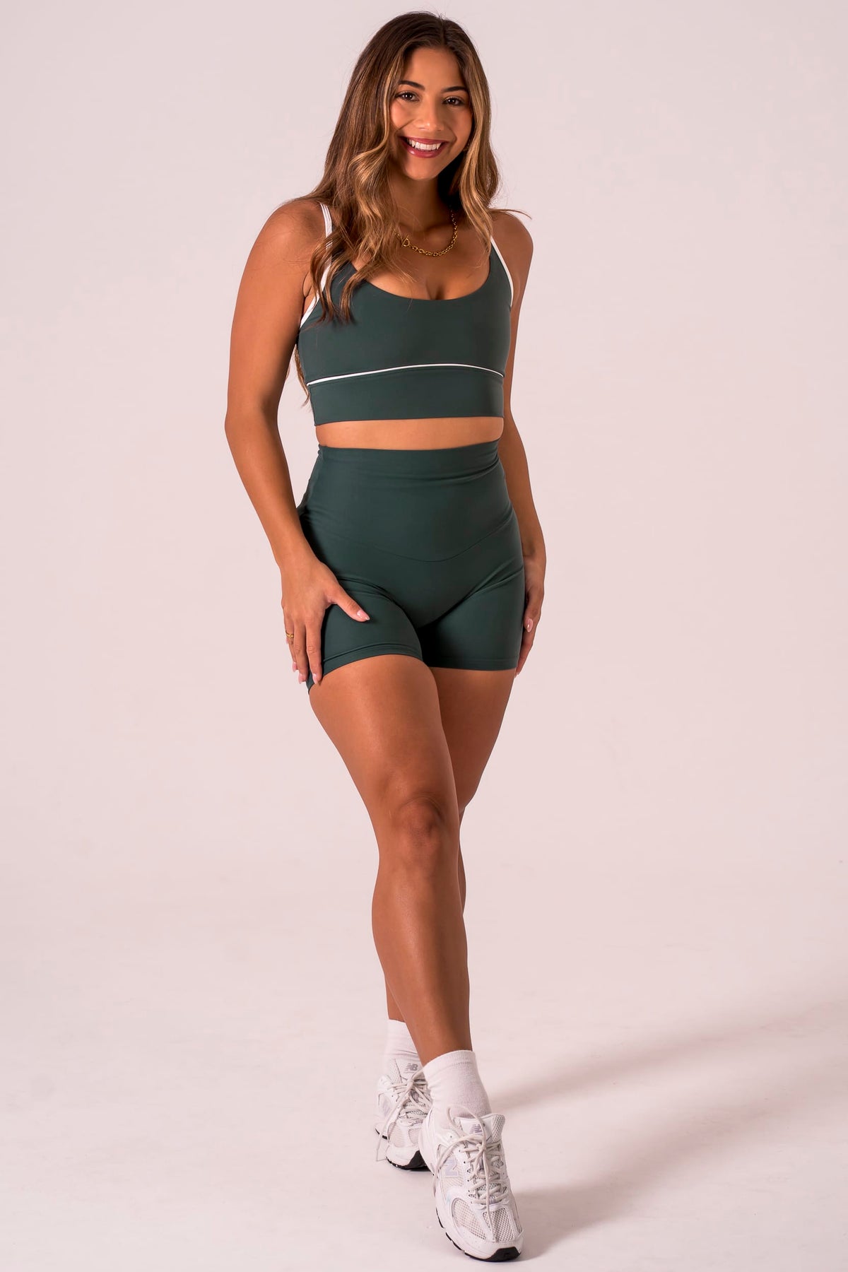Emerald Dynamic High Waisted Shorties
