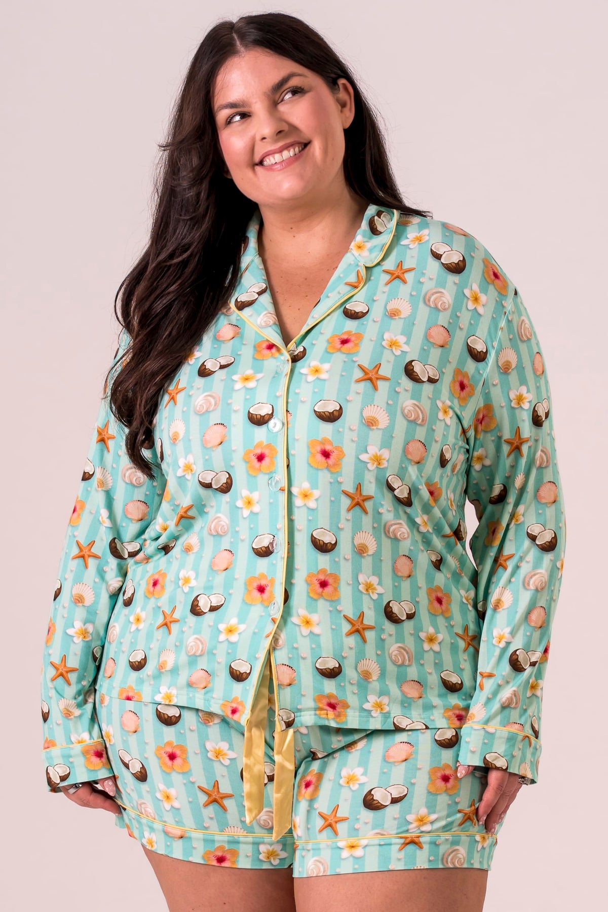 Endless Summer Bamboo Pyjama Long Sleeve Shirt