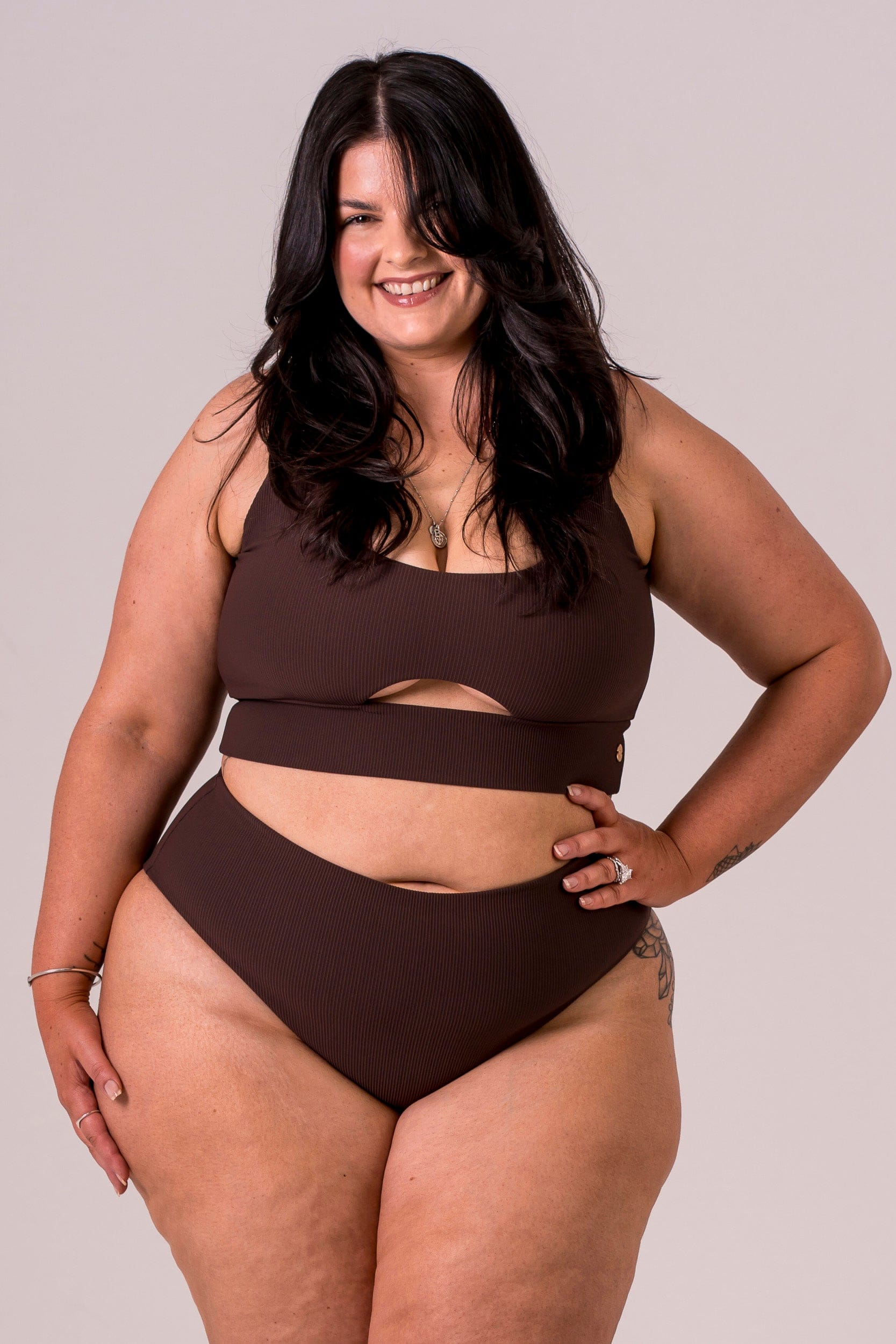 Espresso Brief Bikini Bottoms