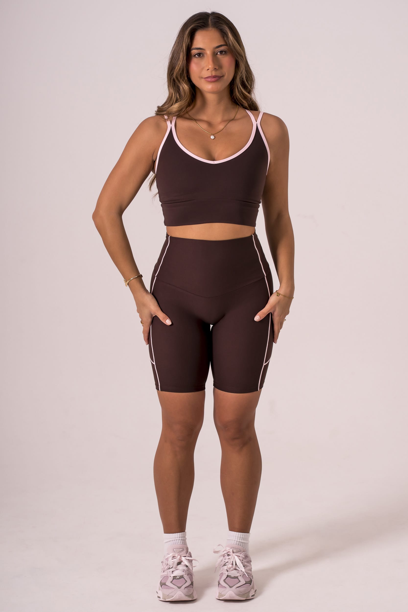 Espresso Duo Dynamic Pocket Curve 9" Shorts