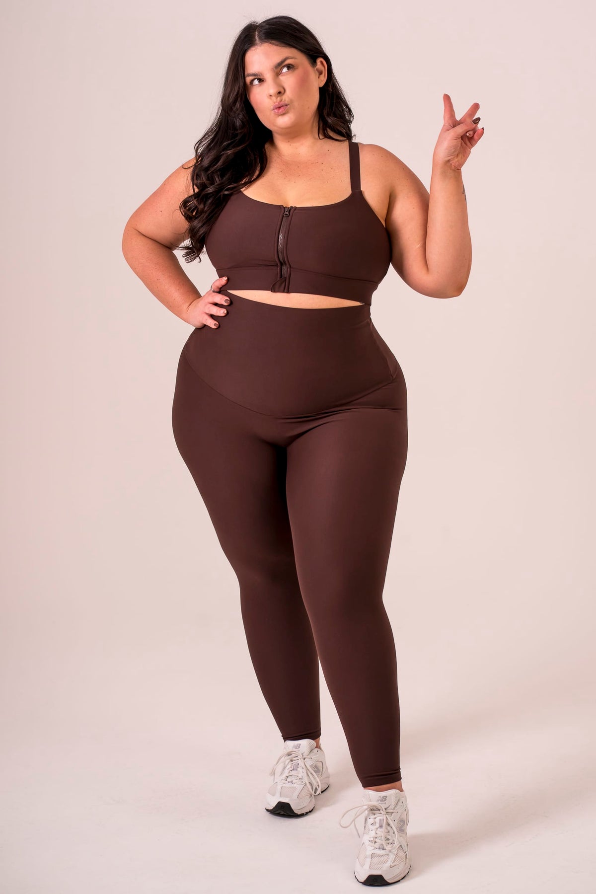 Espresso Dynamic Extra High Waisted Ankle Biter Leggings