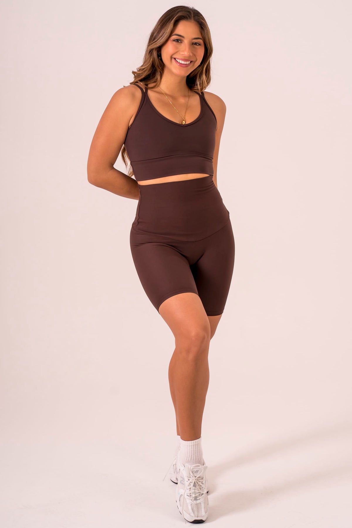 Espresso Dynamic Extra High Waisted Booty Shorts