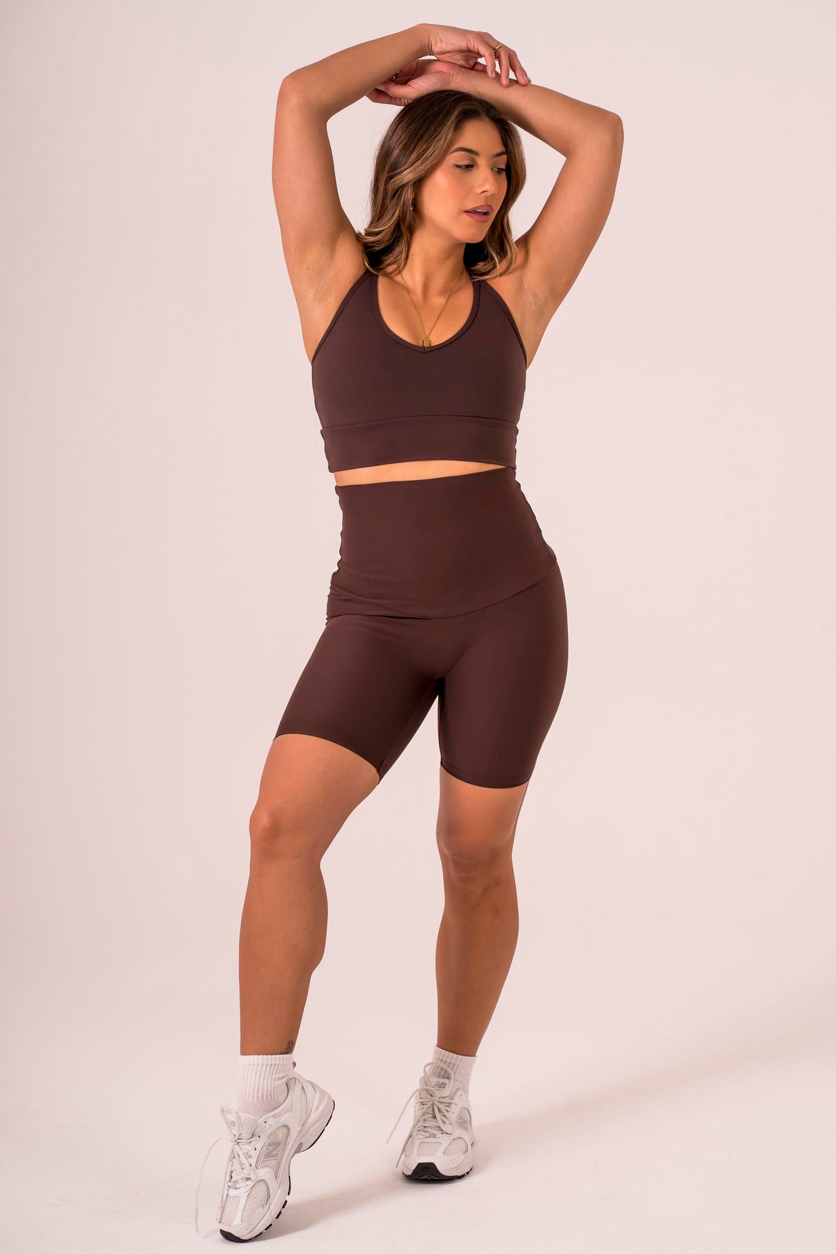 Espresso Dynamic Extra High Waisted Booty Shorts
