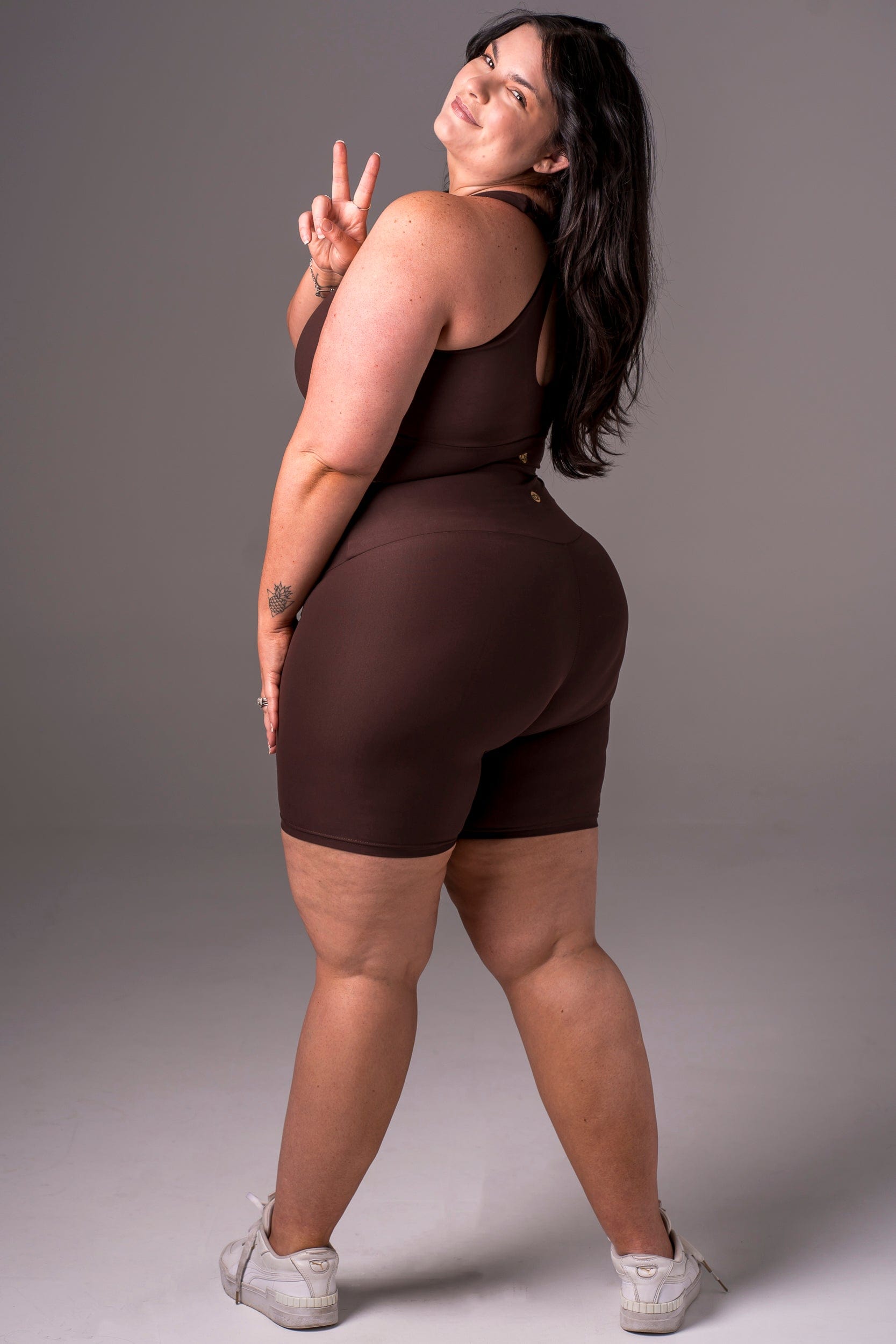 Espresso Dynamic High Waisted Booty Shorts